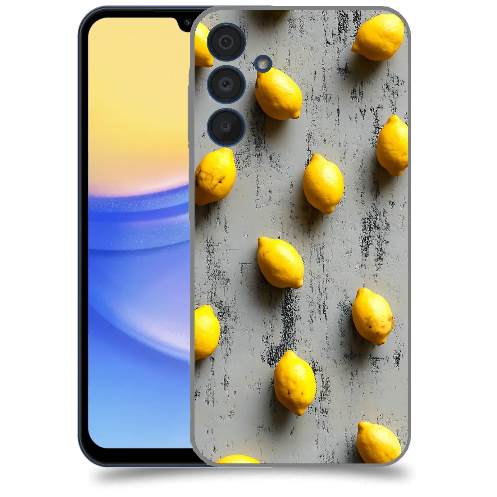 ACOVER Kryt na mobil Samsung Galaxy A15 5G - Citrusová harmonie