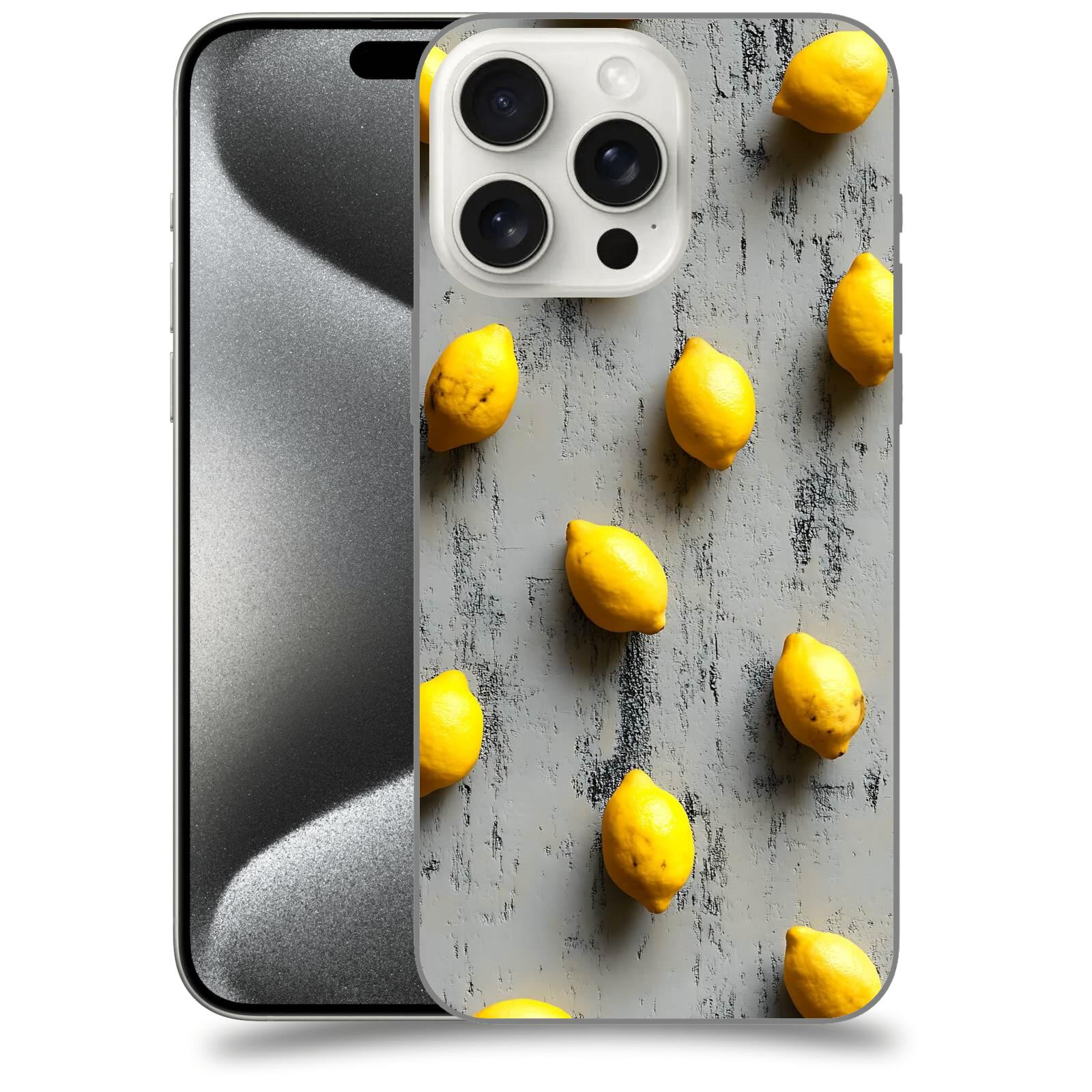 ACOVER Kryt na mobil Apple iPhone 15 pro max - Citrusová harmonie