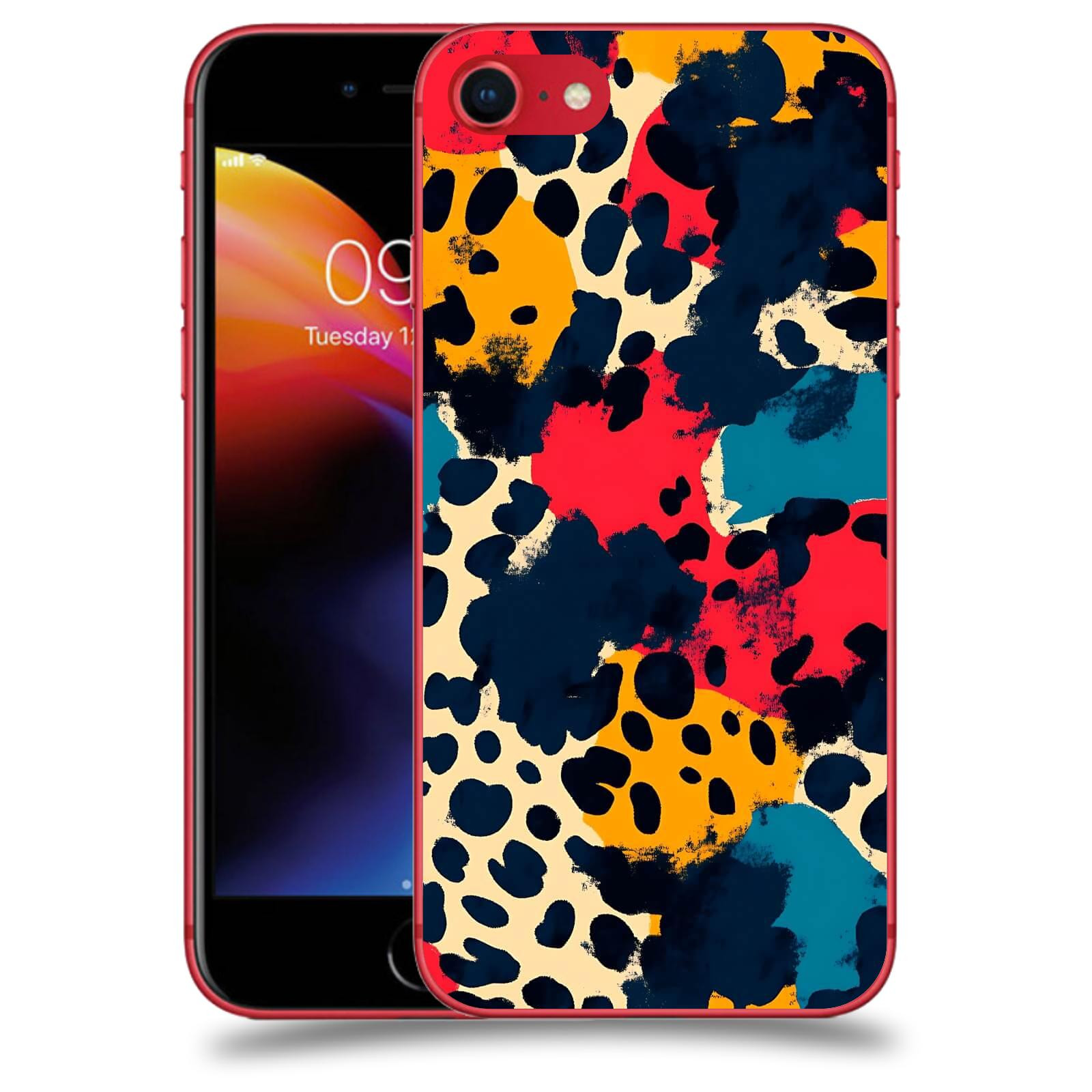 ACOVER Kryt na mobil Apple iPhone 8 - Divoká abstrakce