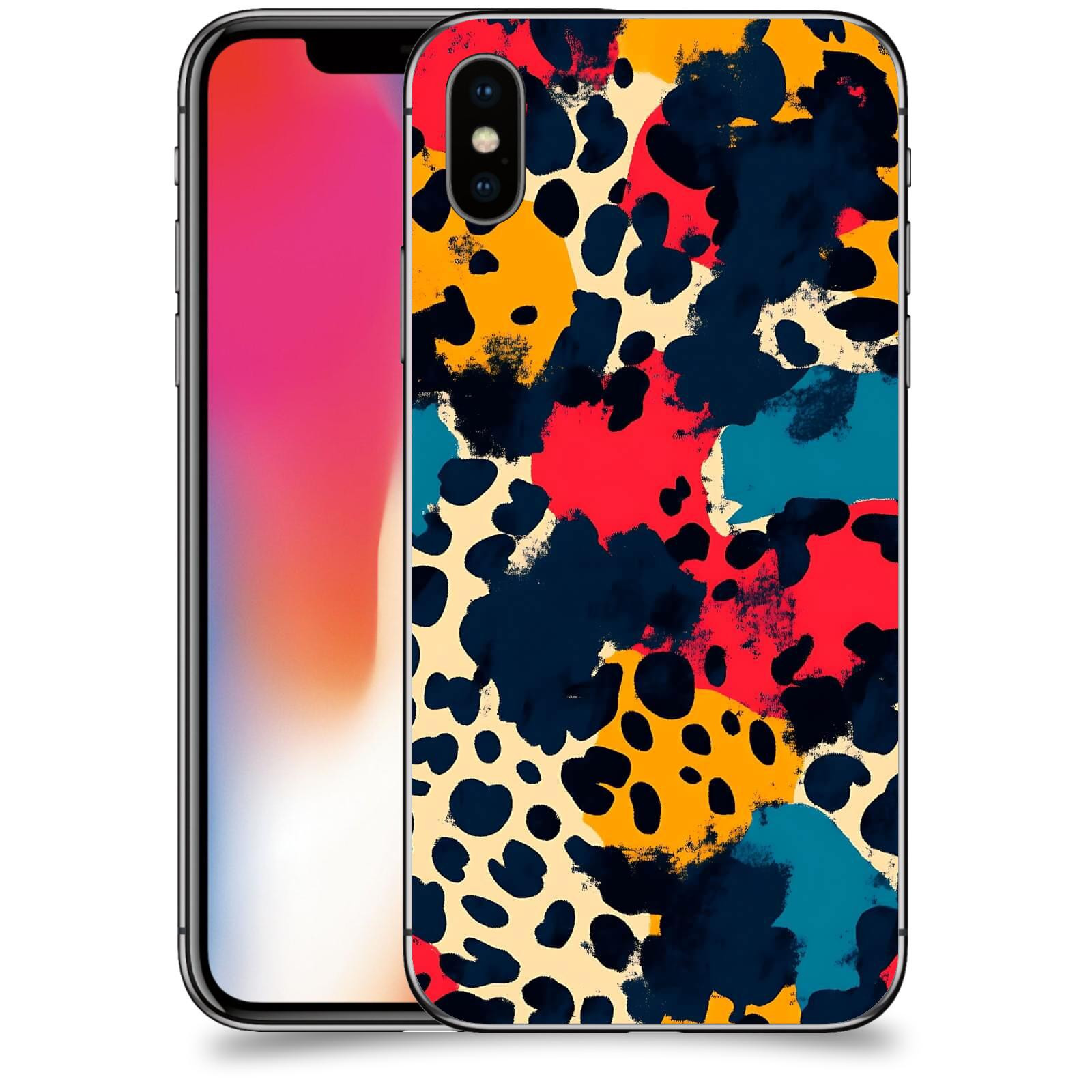 ACOVER Kryt na mobil Apple iPhone X/XS - Divoká abstrakce