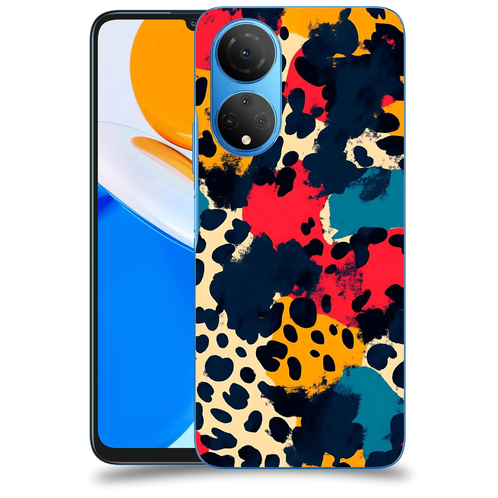 ACOVER Kryt na mobil Honor X7 - Divoká abstrakce