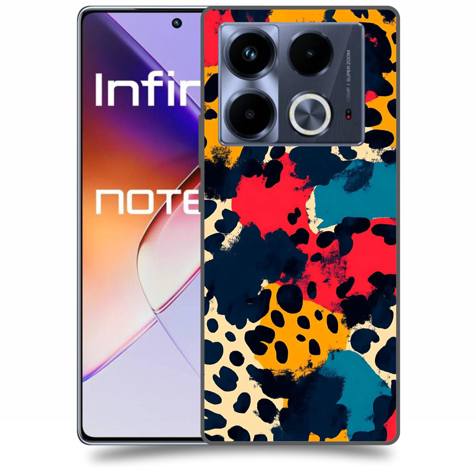 ACOVER Kryt na mobil Infinix Note 40 - Divoká abstrakce