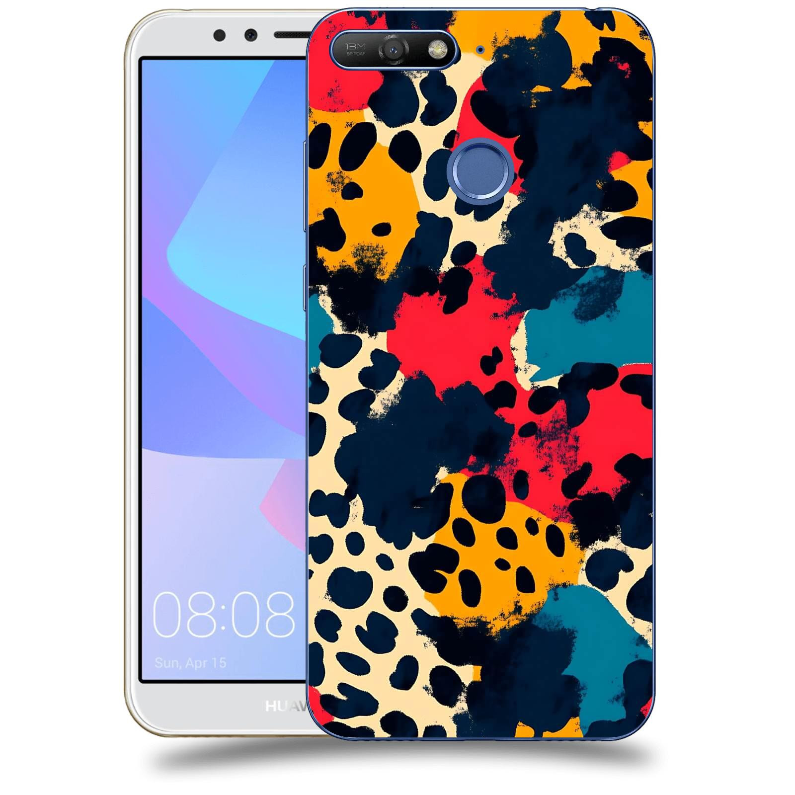 ACOVER Kryt na mobil Huawei Y6 Prime 2018 - Divoká abstrakce