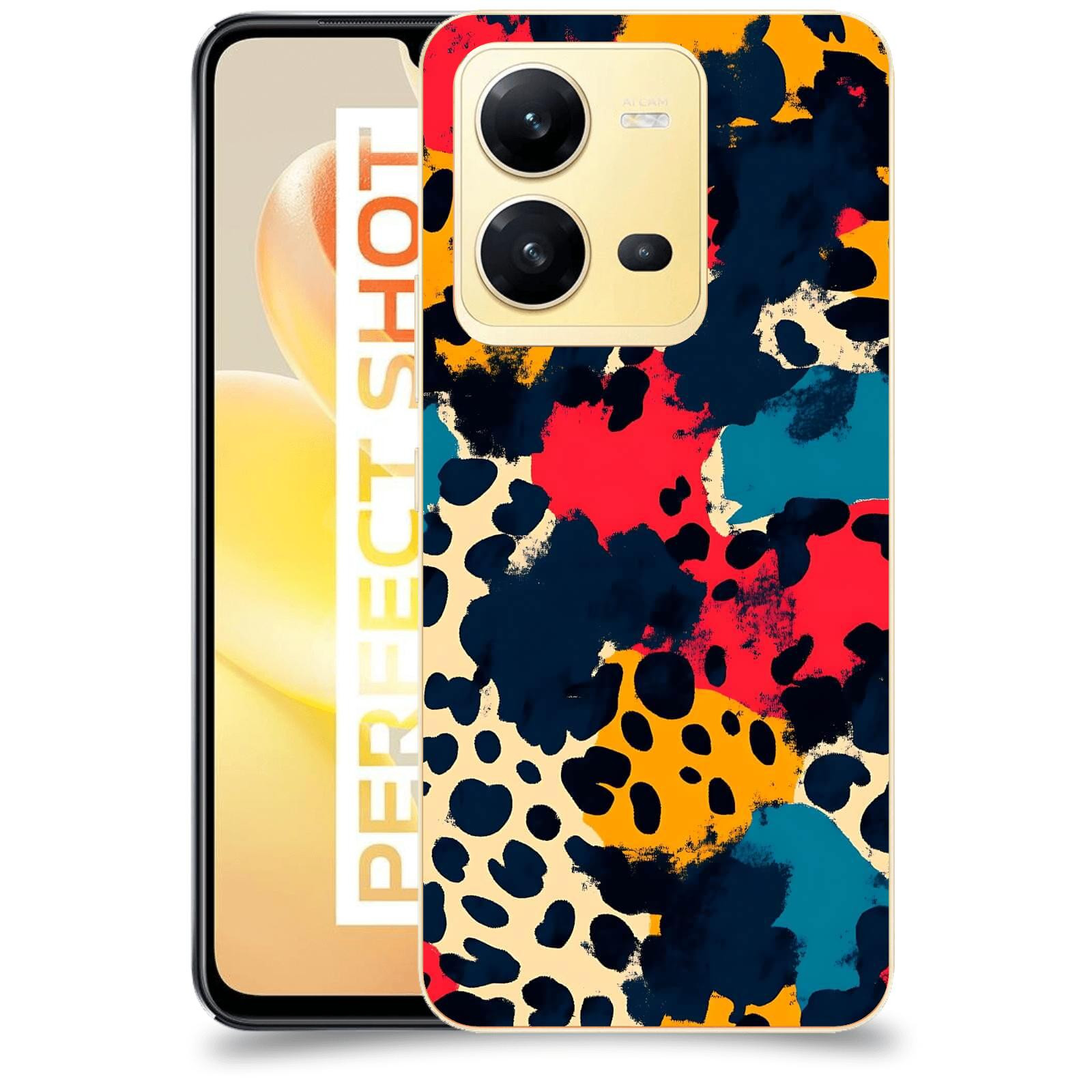 ACOVER Kryt na mobil Vivo X80 Lite - Divoká abstrakce