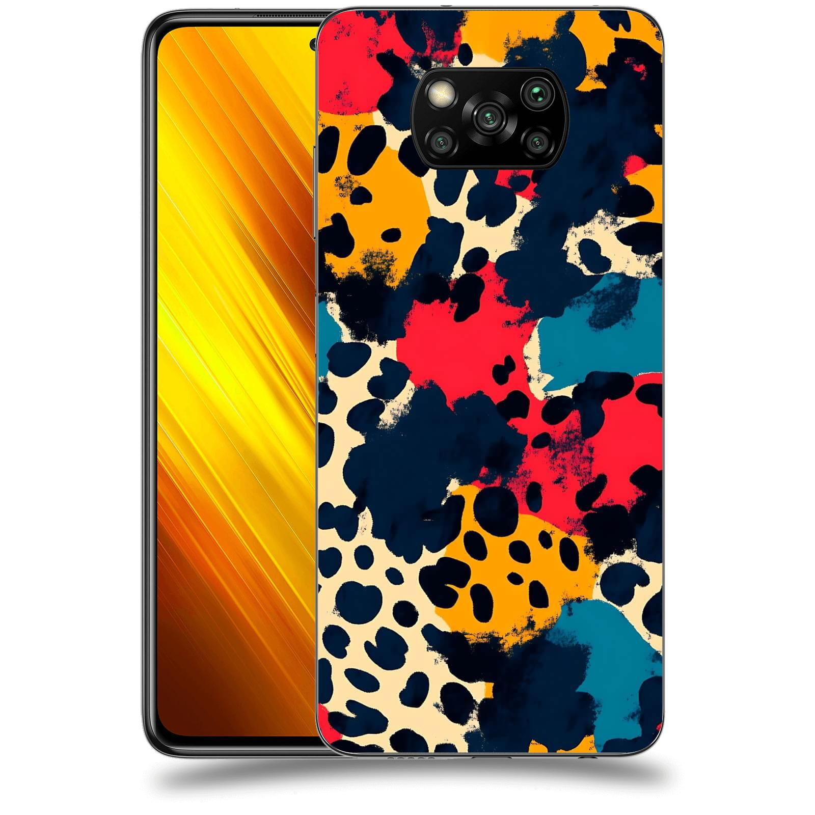 ACOVER Kryt na mobil Xiaomi Poco X3 - Divoká abstrakce