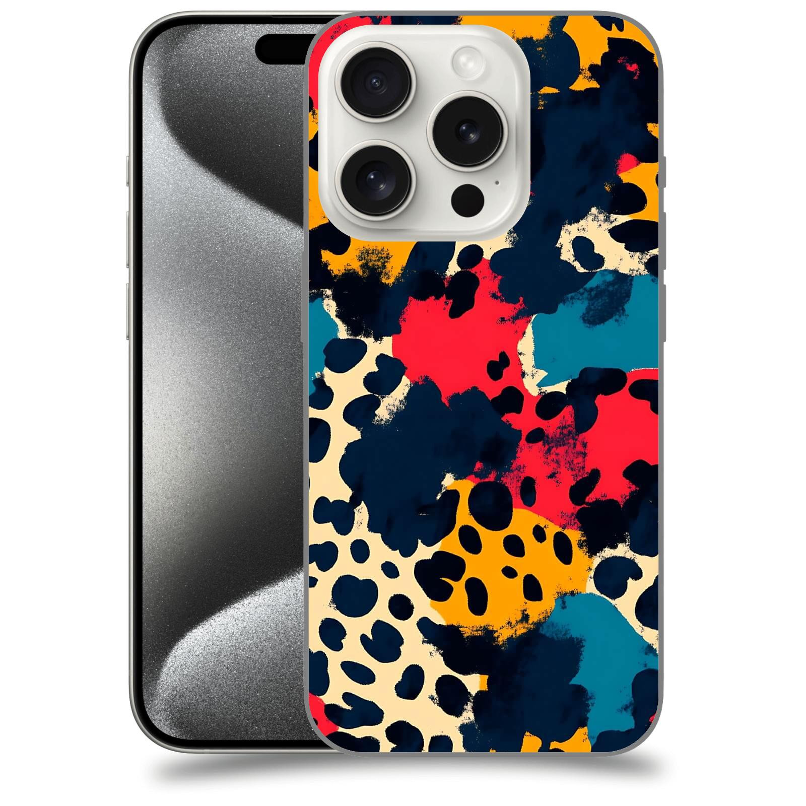 ACOVER Kryt na mobil Apple iPhone 15 pro - Divoká abstrakce