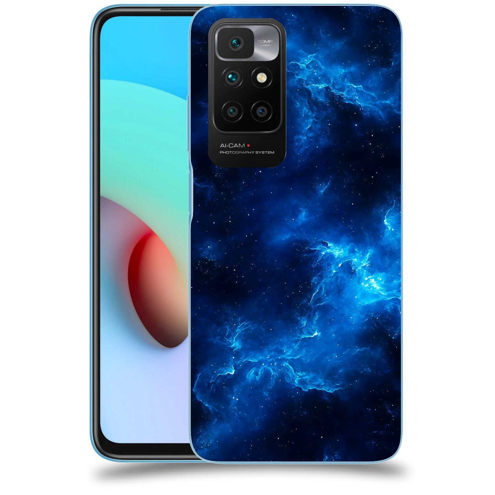ACOVER Kryt na mobil Xiaomi Redmi 10 - Elektrická mlhovina