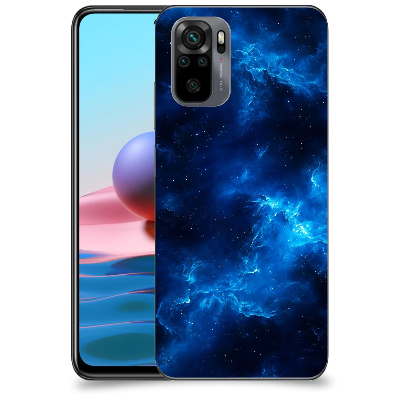 ACOVER Kryt na mobil Xiaomi Redmi Note 10 - Elektrická mlhovina