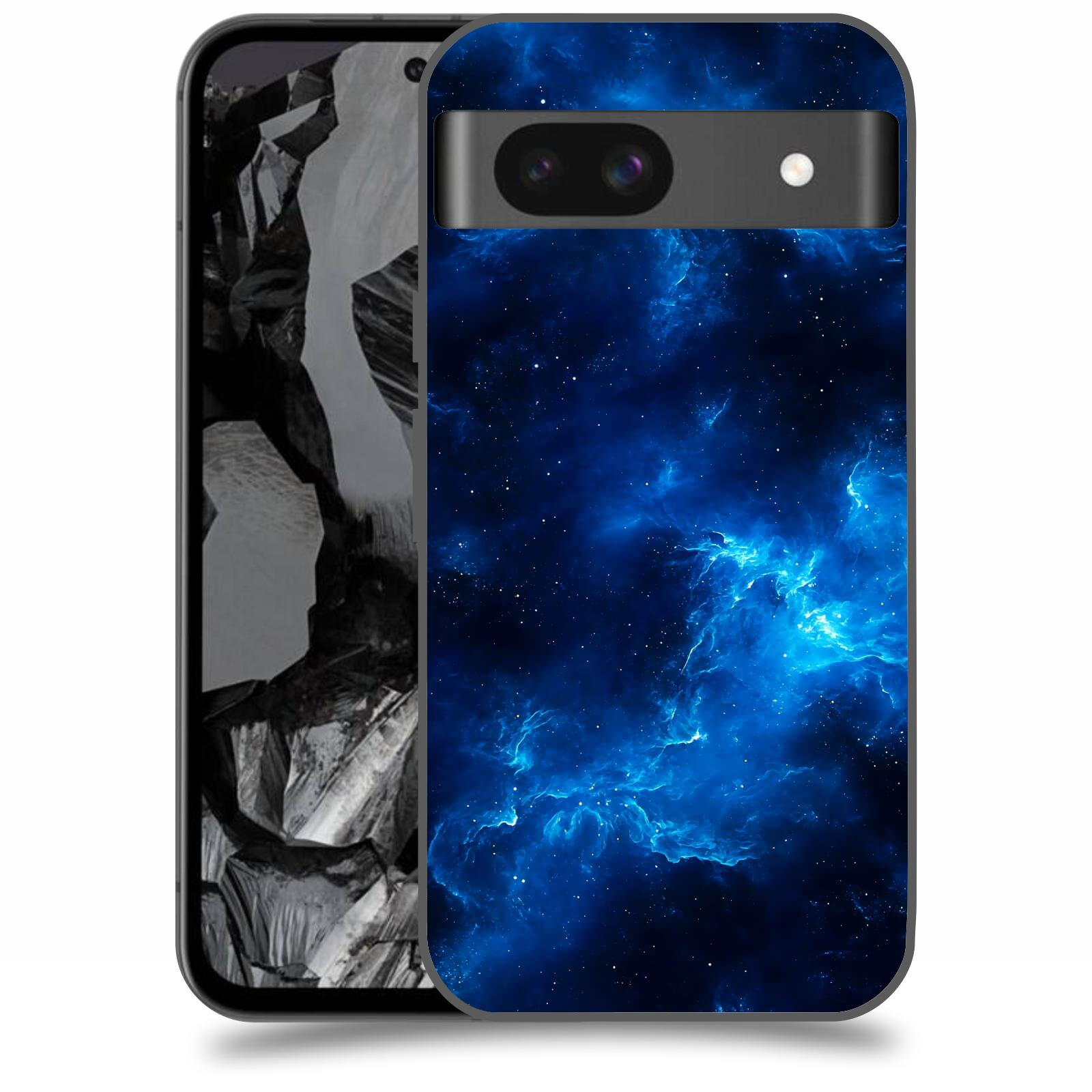 ACOVER Kryt na mobil Google Pixel 8A - Elektrická mlhovina