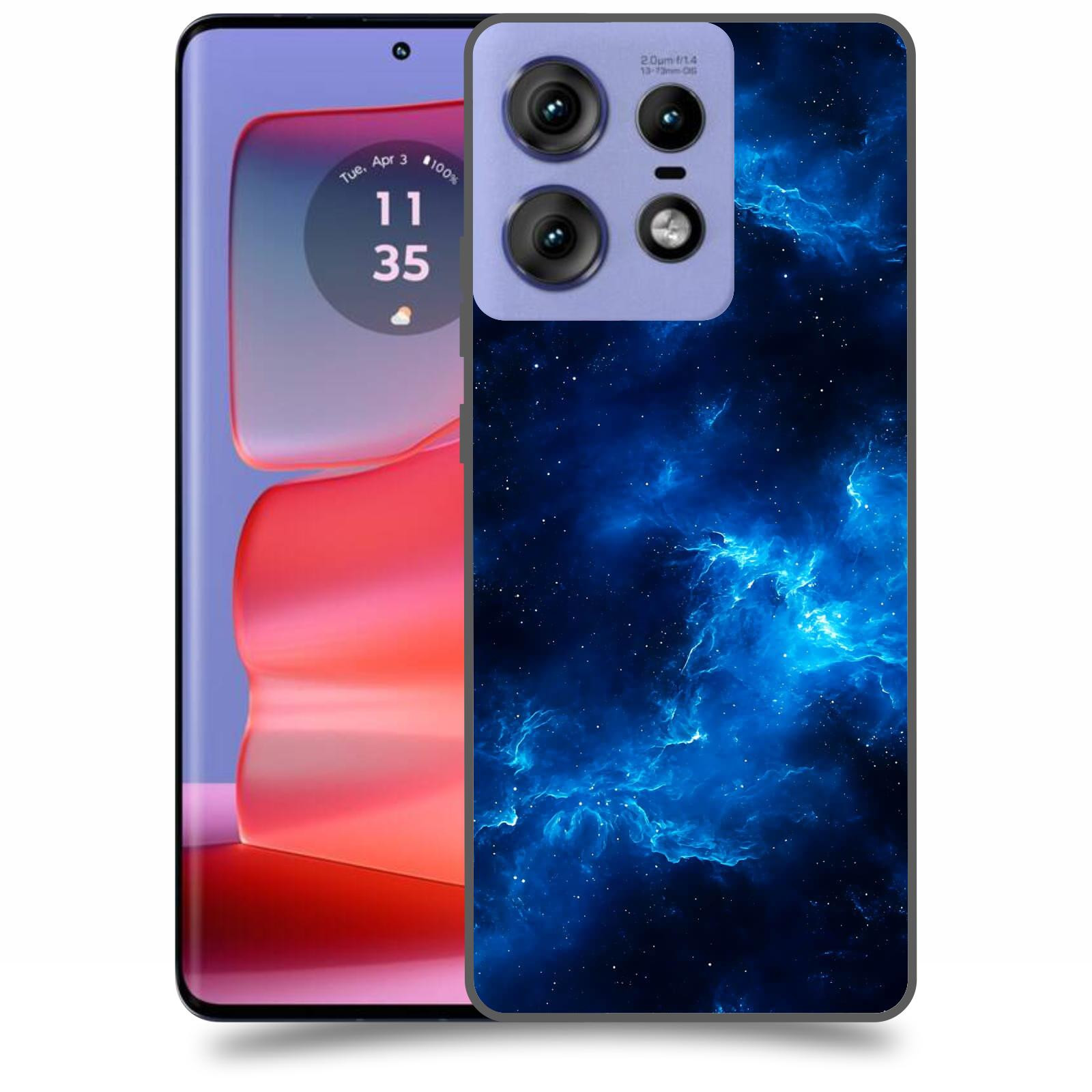 ACOVER Kryt na mobil Motorola Edge 50 Pro - Elektrická mlhovina