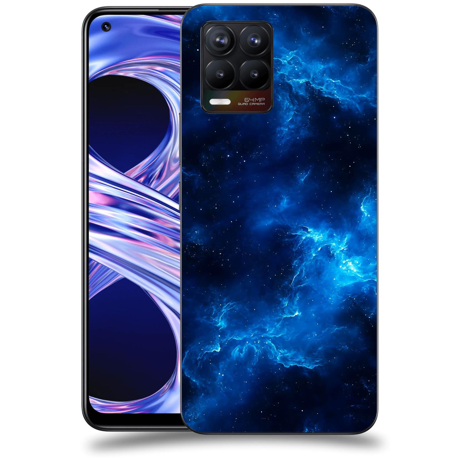 ACOVER Kryt na mobil Realme 8 - Elektrická mlhovina