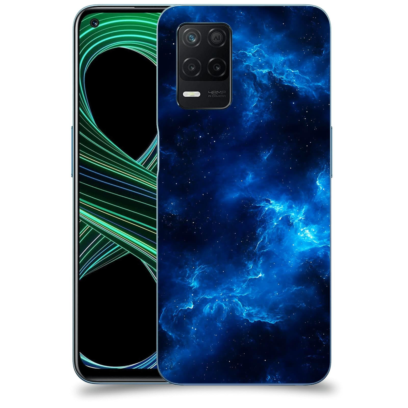 ACOVER Kryt na mobil Realme 8 5G - Elektrická mlhovina
