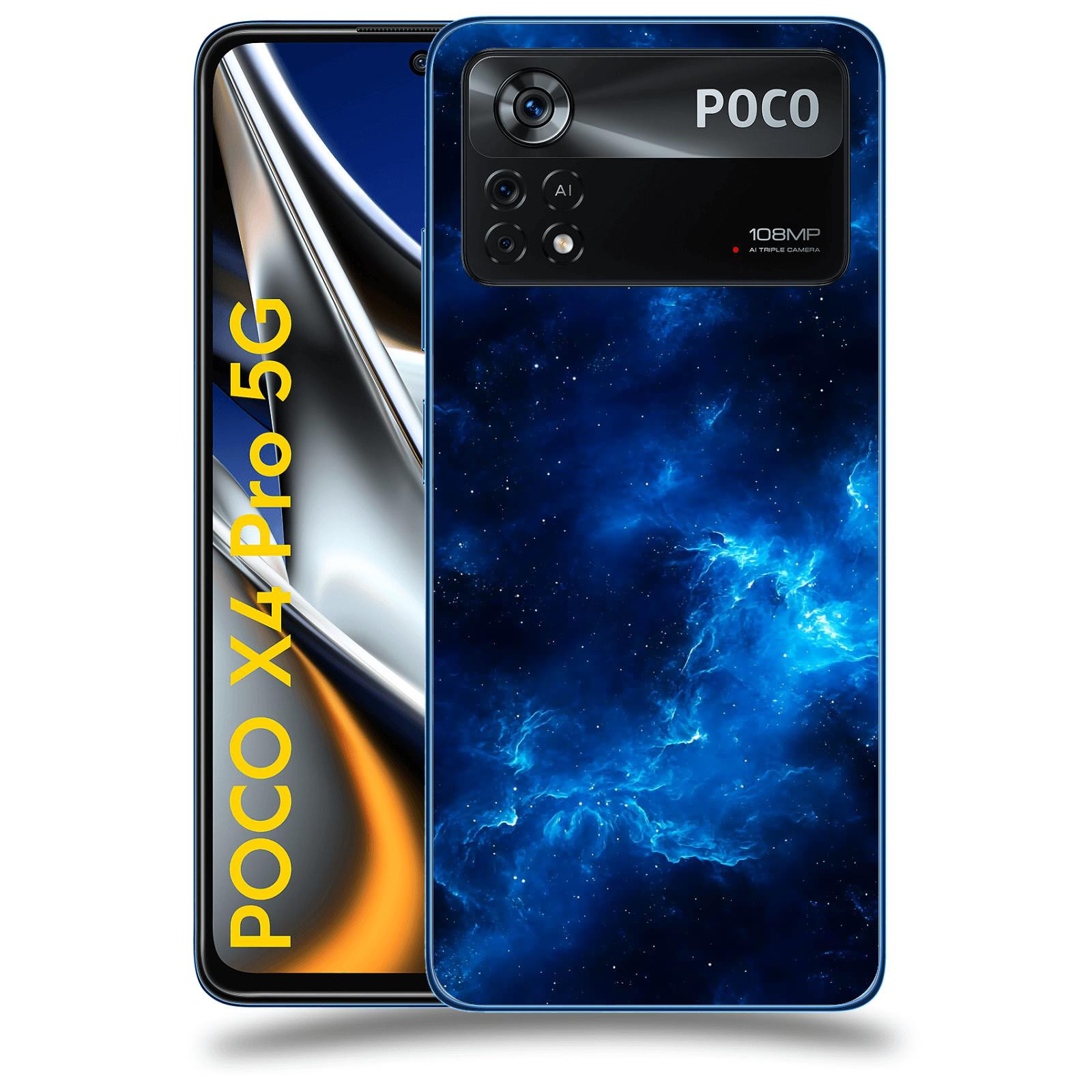 ACOVER Kryt na mobil Xiaomi Poco X4 Pro 5G - Elektrická mlhovina
