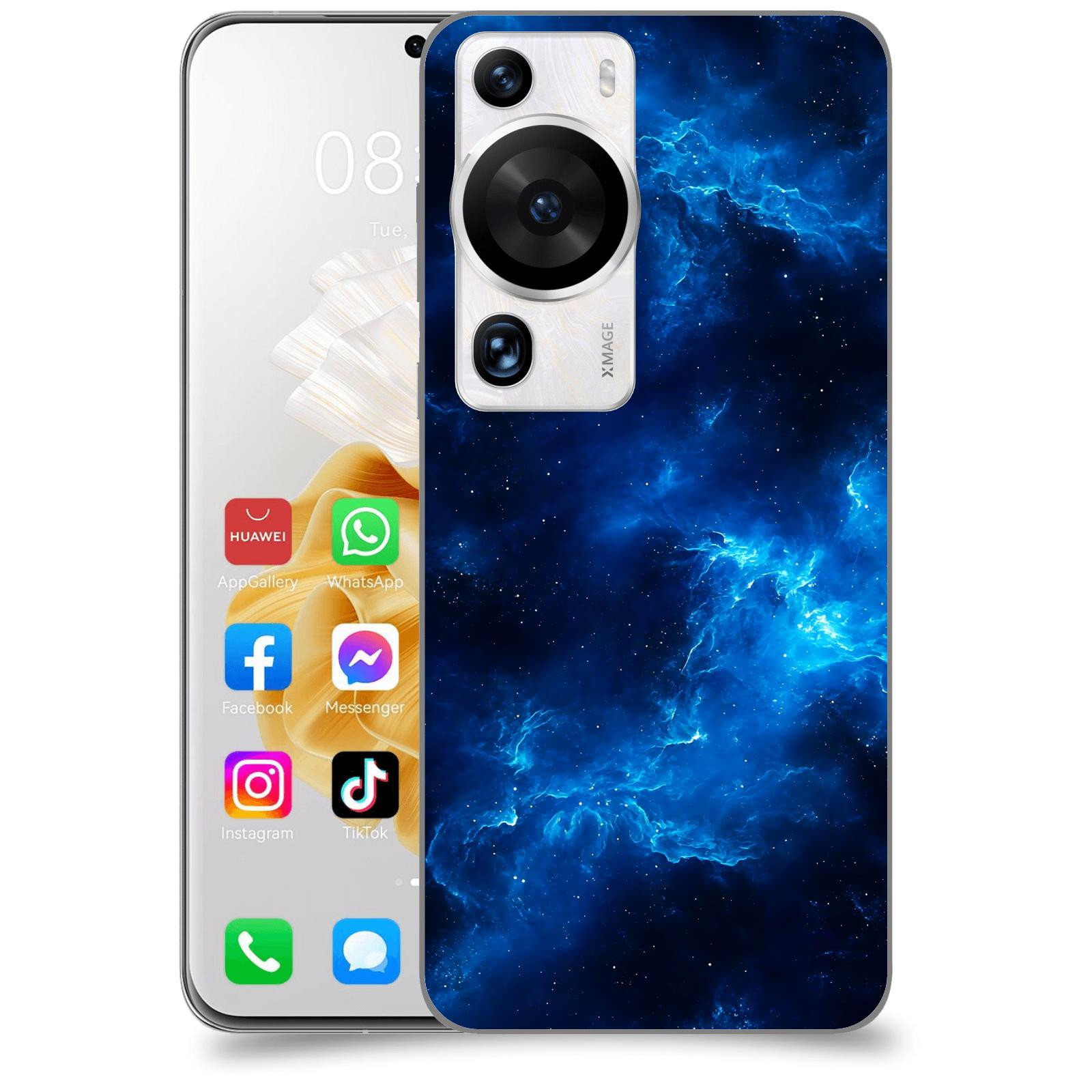 ACOVER Kryt na mobil Huawei P60 Pro - Elektrická mlhovina