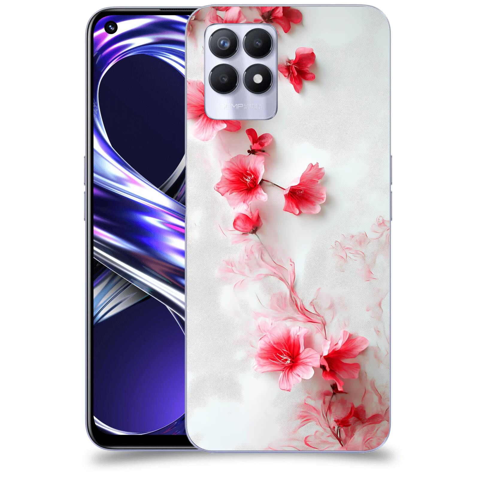 ACOVER Kryt na mobil Realme 8i - Éterická vášeň
