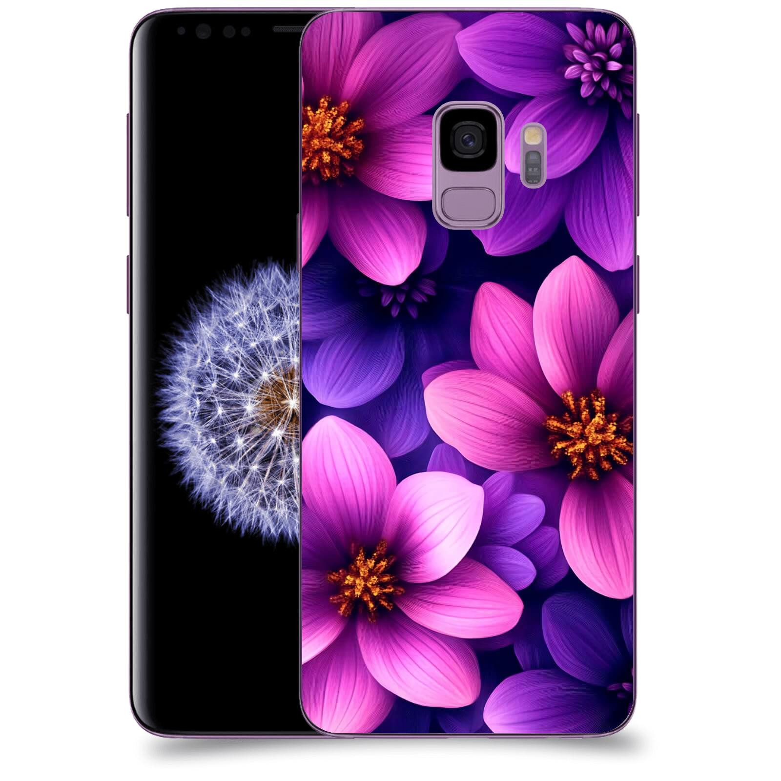 ACOVER Kryt na mobil Samsung Galaxy S9 G960F - Fialové květiny