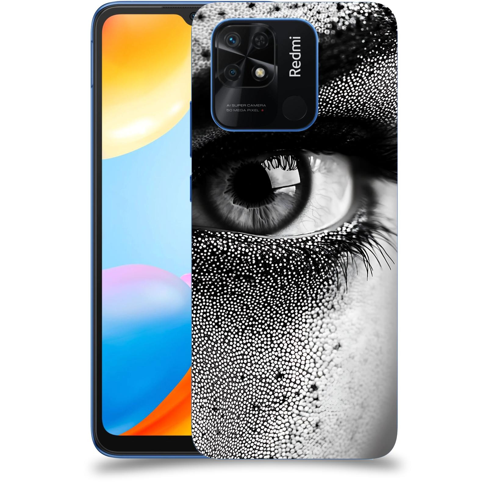 ACOVER Kryt na mobil Xiaomi Redmi 10C - Intenzivní pohled