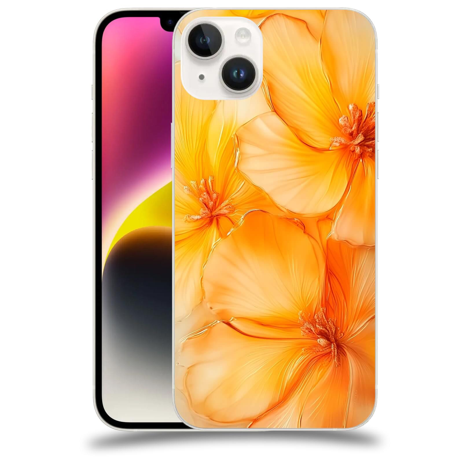 ACOVER Kryt na mobil Apple iPhone 14 Plus - Jantarová něžnost