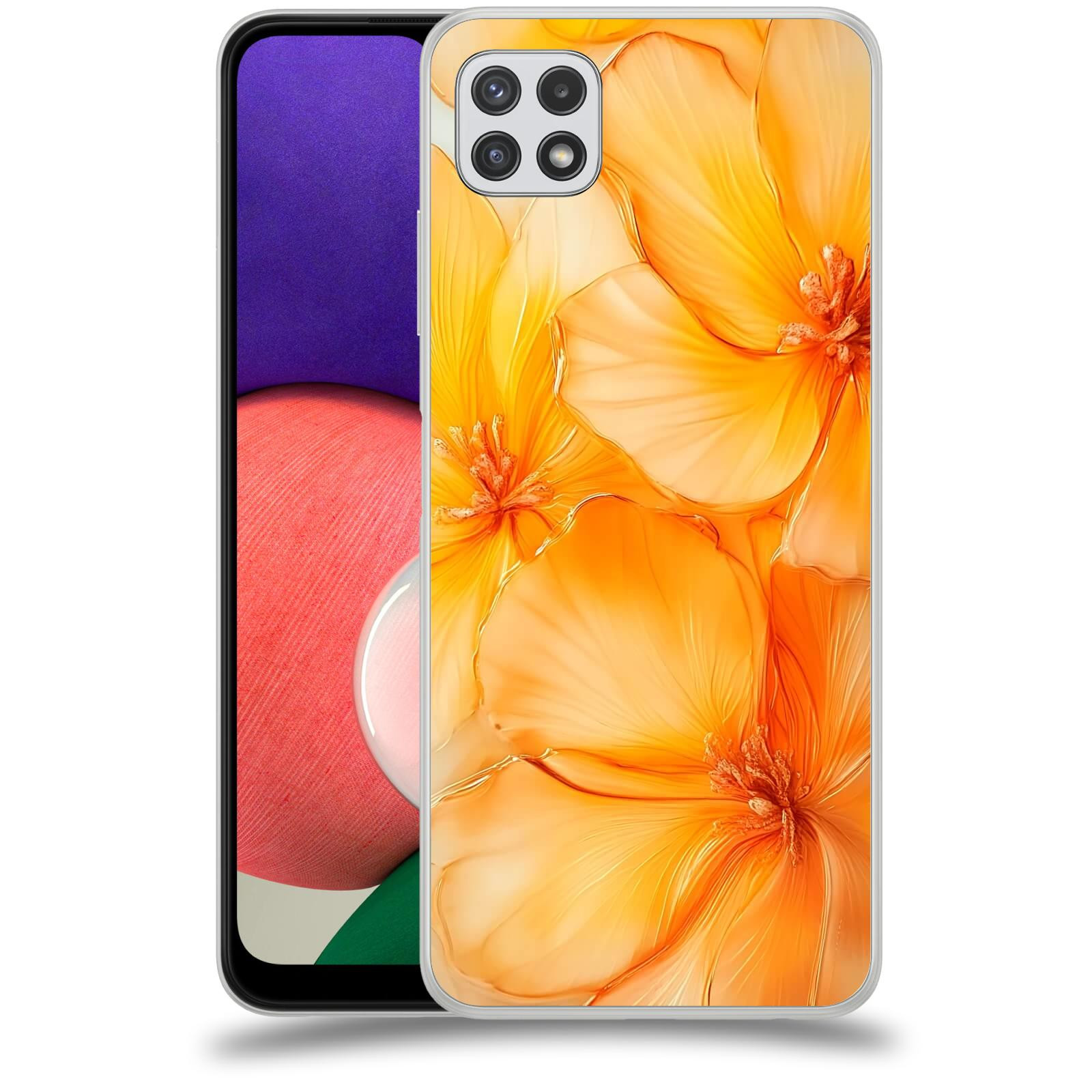 ACOVER Kryt na mobil Samsung Galaxy A22 A225F - Jantarová něžnost
