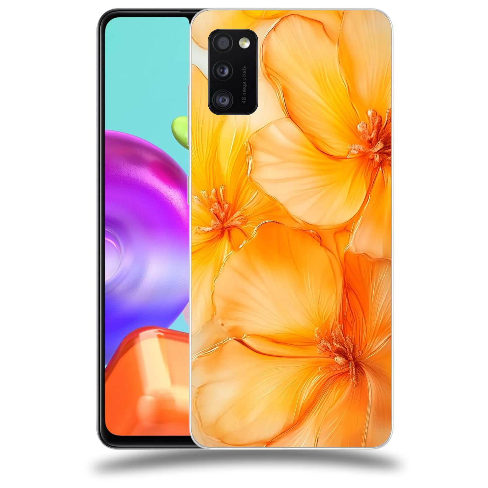 ACOVER Kryt na mobil Samsung Galaxy A41 A415F - Jantarová něžnost