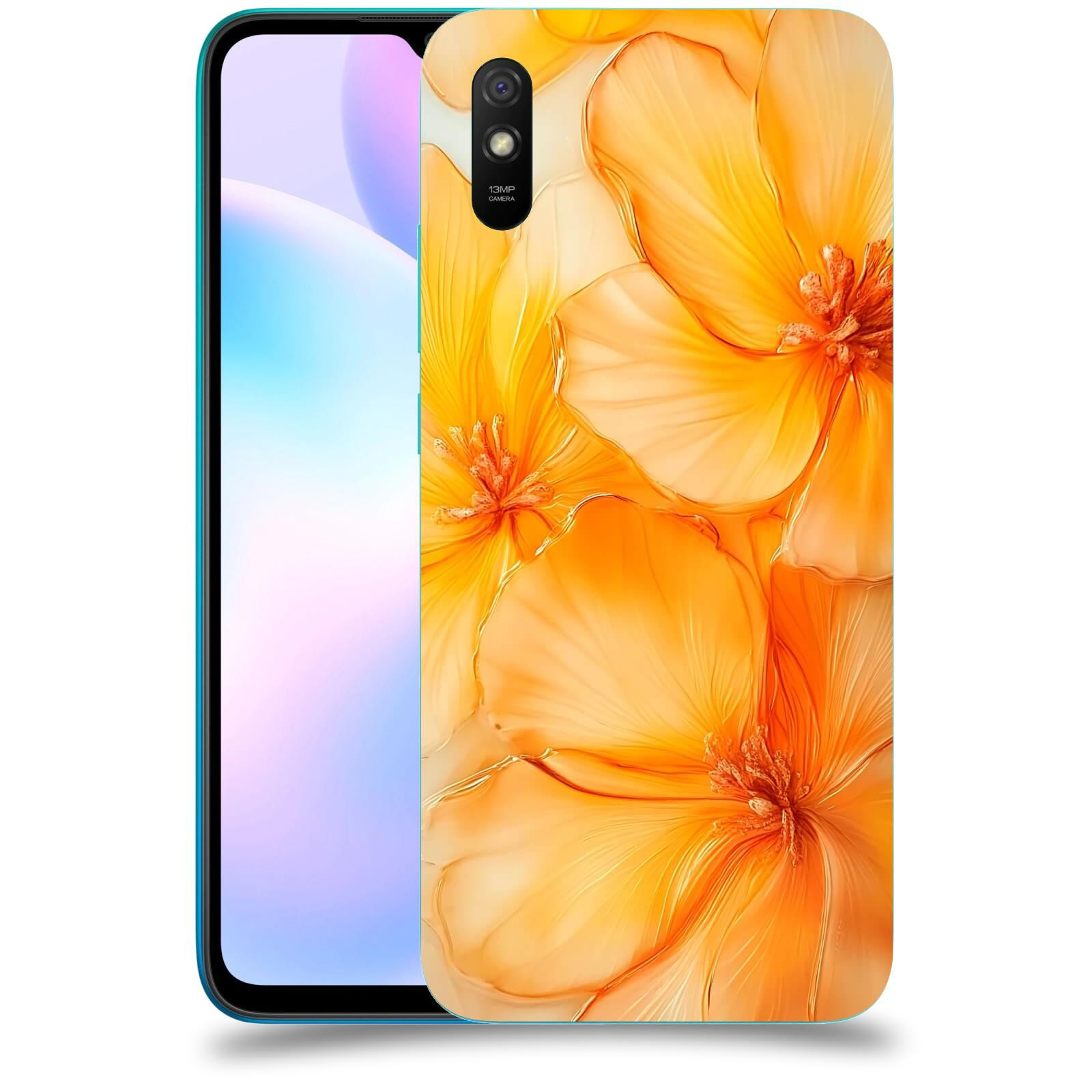 ACOVER Kryt na mobil Xiaomi Redmi 9AT - Jantarová něžnost
