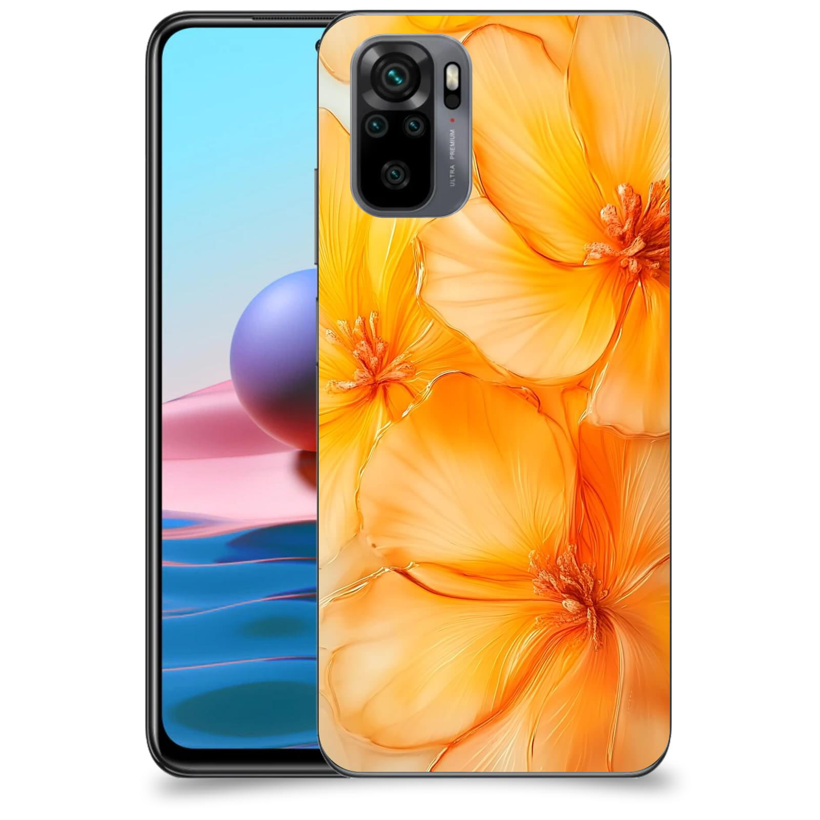 ACOVER Kryt na mobil Xiaomi Redmi Note 10 - Jantarová něžnost