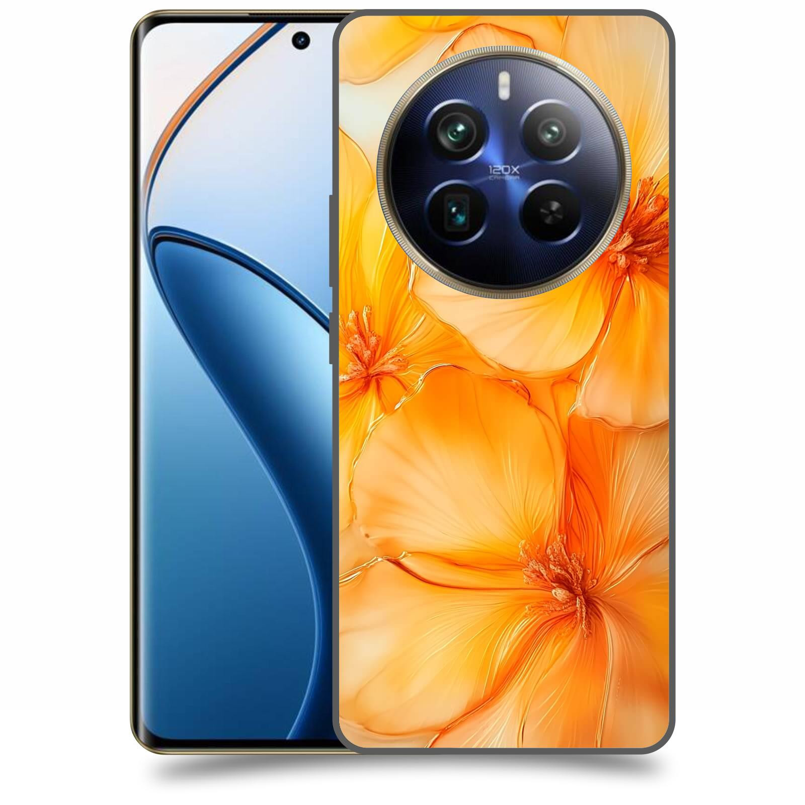 ACOVER Kryt na mobil Realme 12 pro+ 5g - Jantarová něžnost