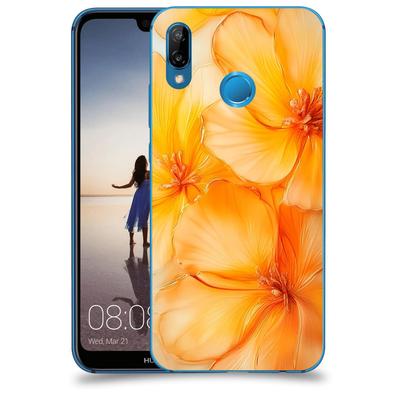 ACOVER Kryt na mobil Huawei P20 Lite - Jantarová něžnost