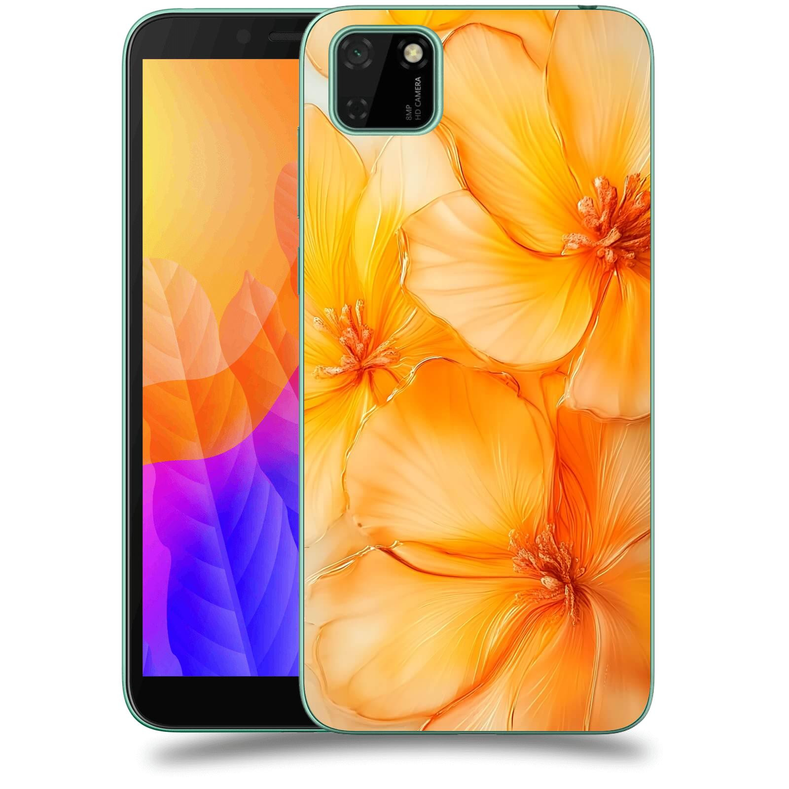 ACOVER Kryt na mobil Huawei Y5P - Jantarová něžnost