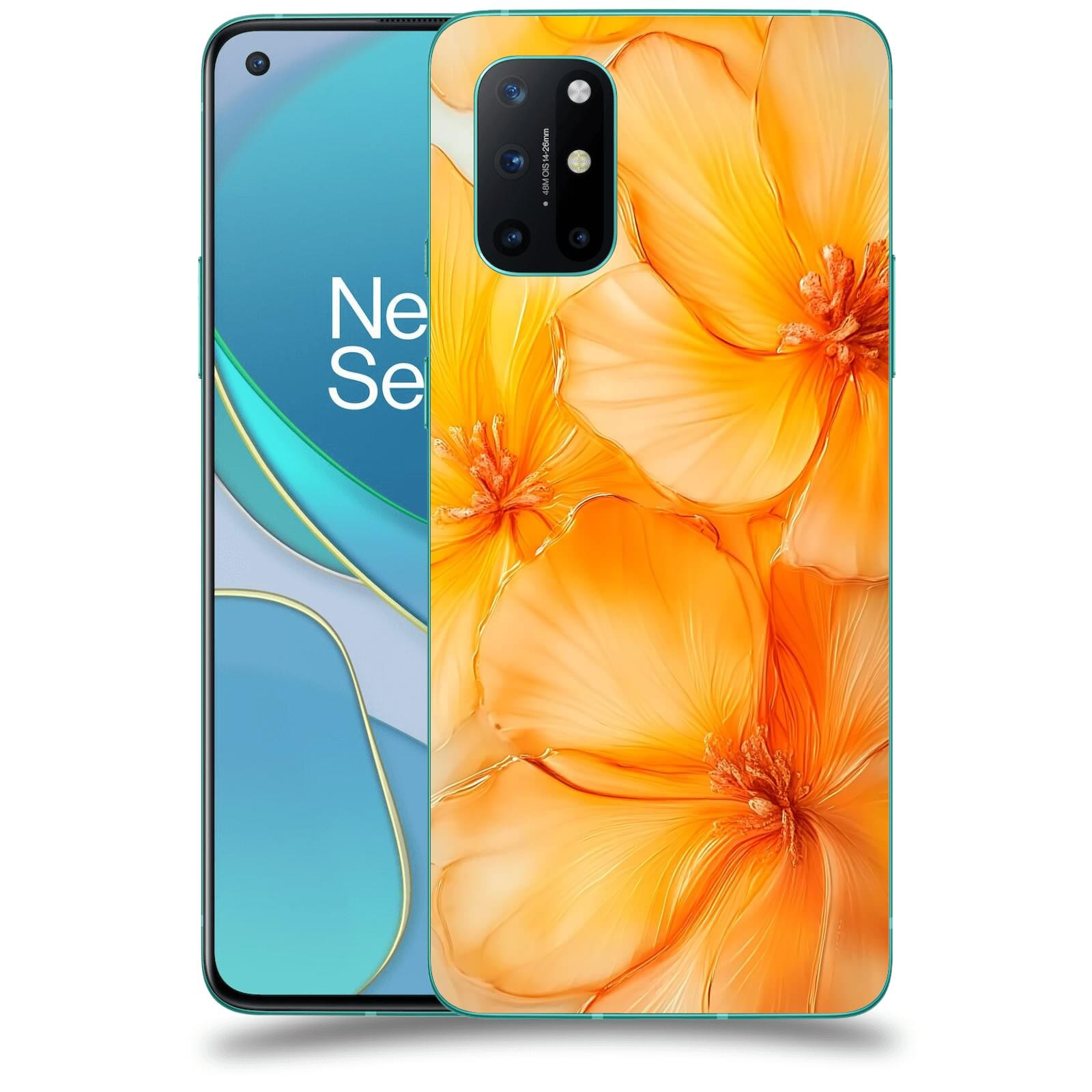 ACOVER Kryt na mobil OnePlus 8T - Jantarová něžnost