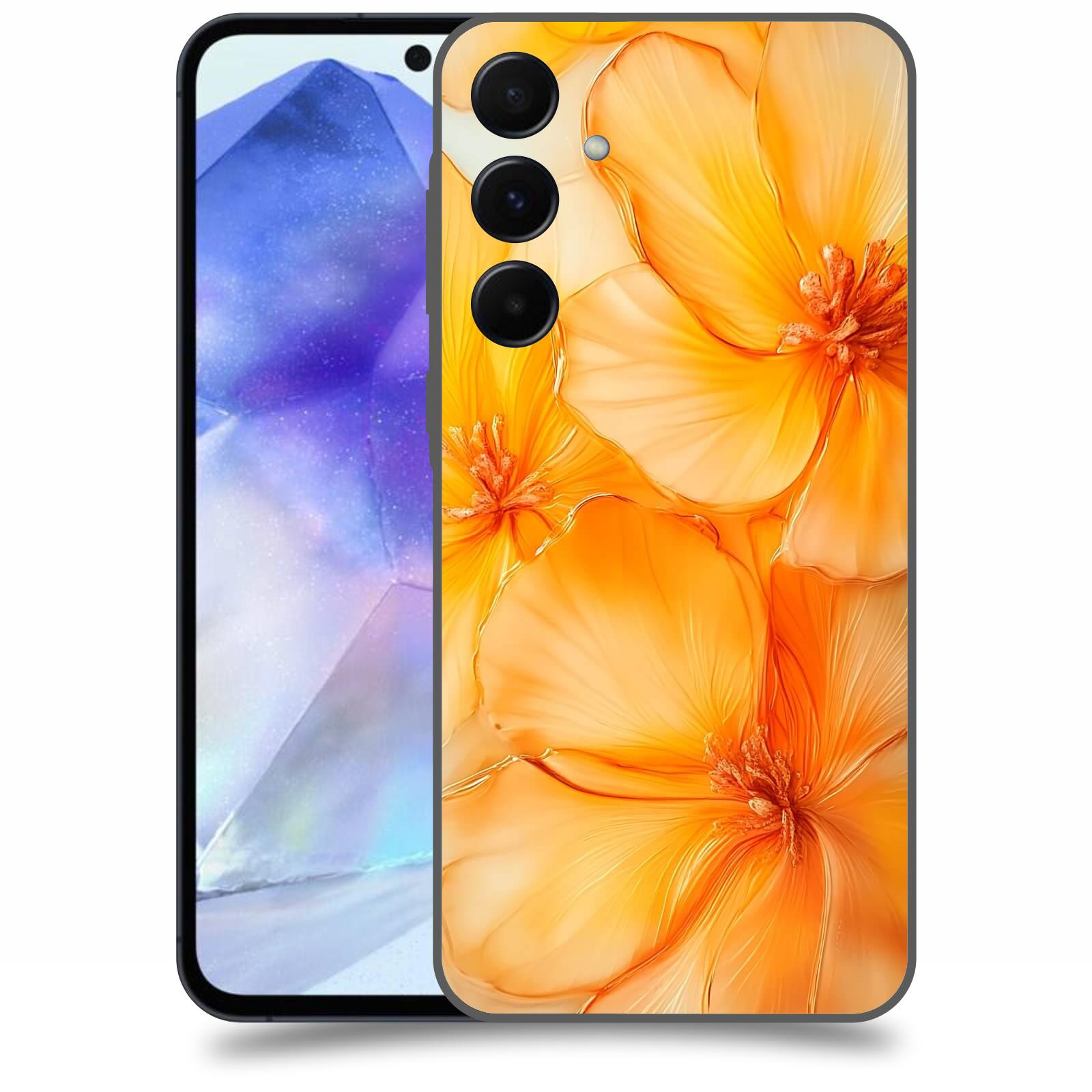 ACOVER Kryt na mobil Samsung Galaxy A55 5G - Jantarová něžnost