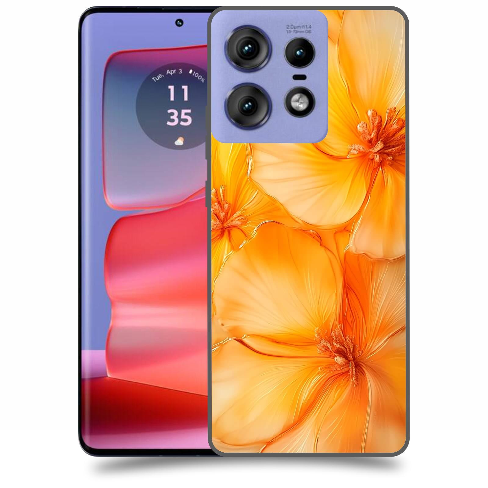 ACOVER Kryt na mobil Motorola Edge 50 Pro - Jantarová něžnost