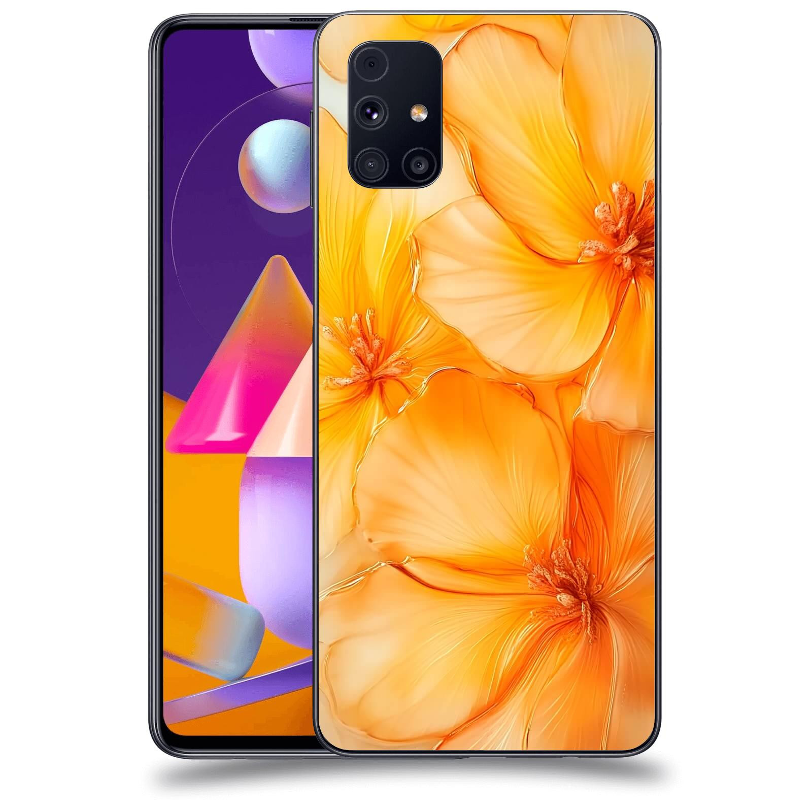 ACOVER Kryt na mobil Samsung Galaxy M31s - Jantarová něžnost
