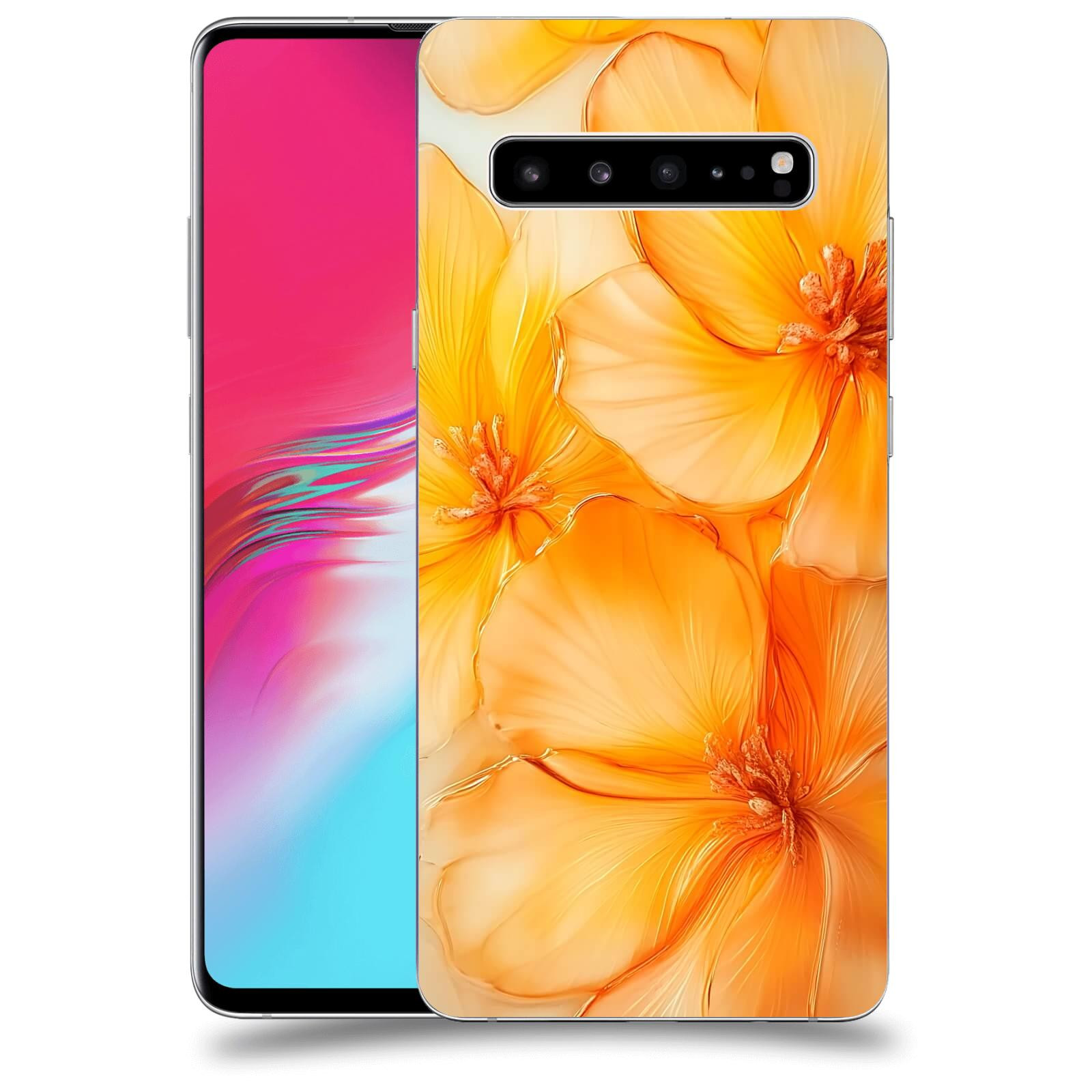ACOVER Kryt na mobil Samsung Galaxy S10 G973 - Jantarová něžnost