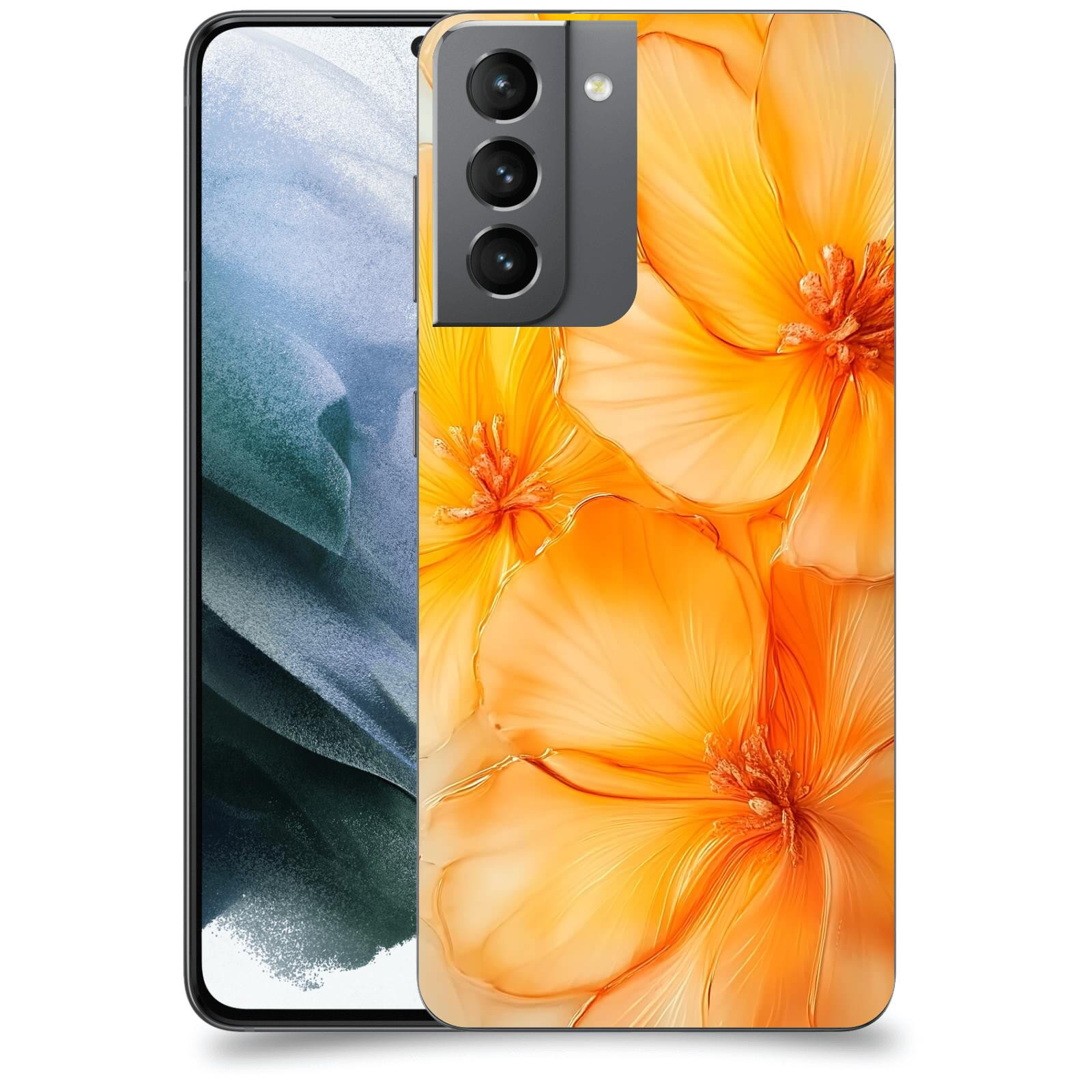 ACOVER Kryt na mobil Samsung Galaxy S21 G991B - Jantarová něžnost