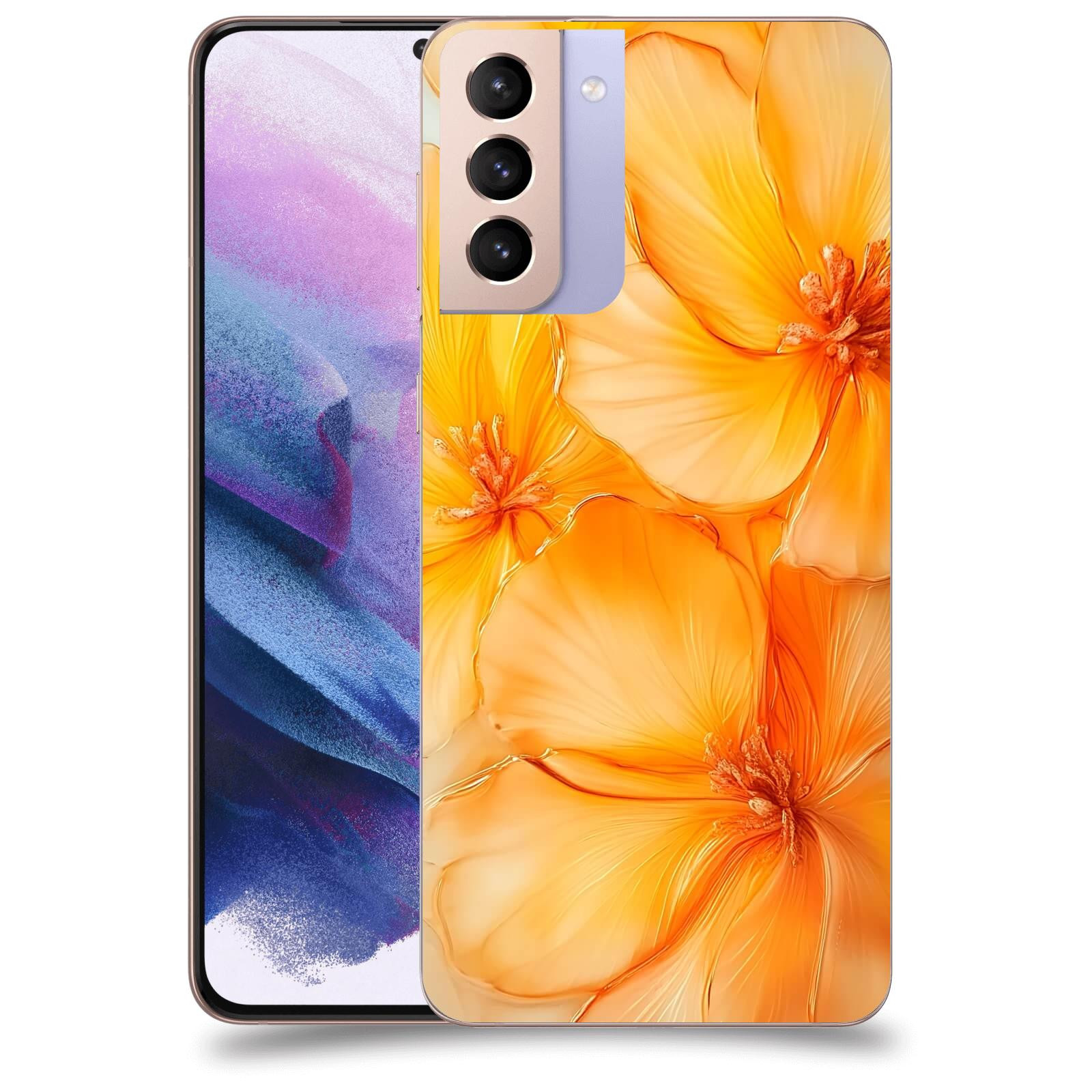 ACOVER Kryt na mobil Samsung Galaxy S21+ G996F - Jantarová něžnost