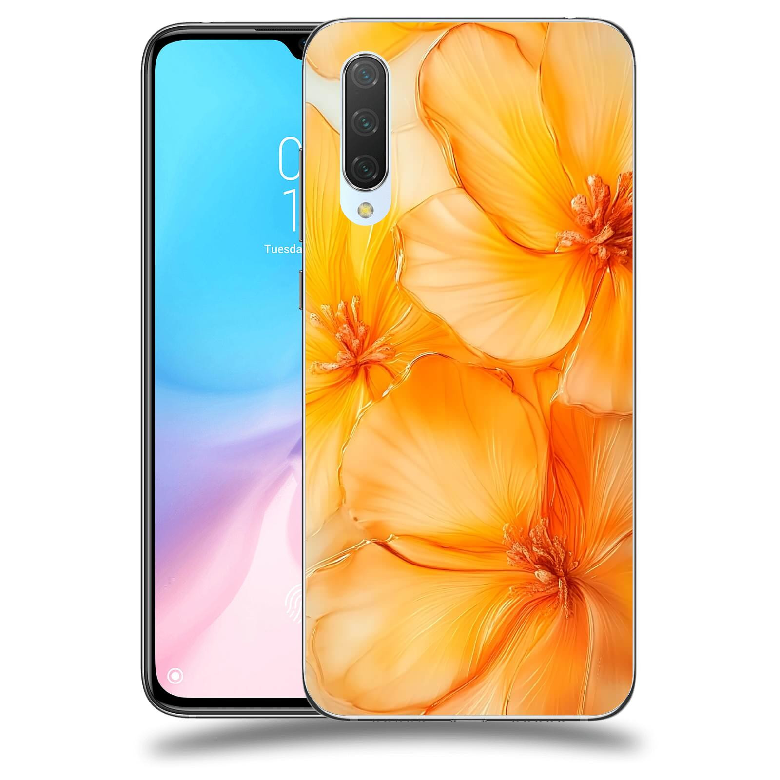 ACOVER Kryt na mobil Xiaomi Mi 9 Lite - Jantarová něžnost