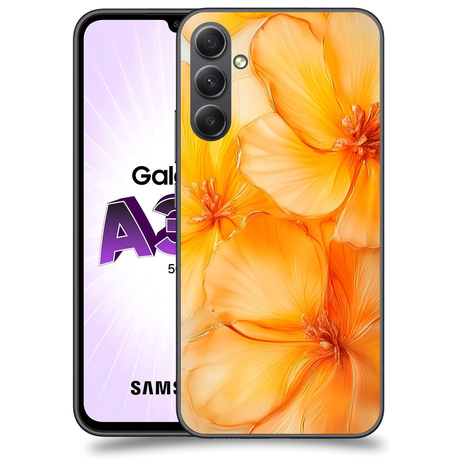 ACOVER Kryt na mobil Samsung Galaxy A34 - Jantarová něžnost