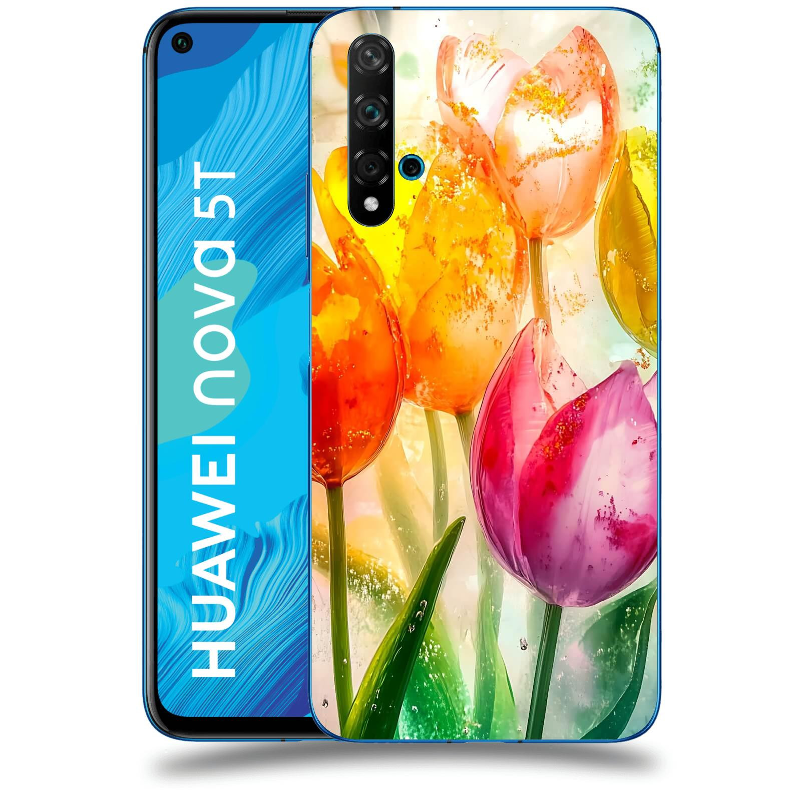 ACOVER Kryt na mobil Huawei Nova 5T - Jarní vášeň