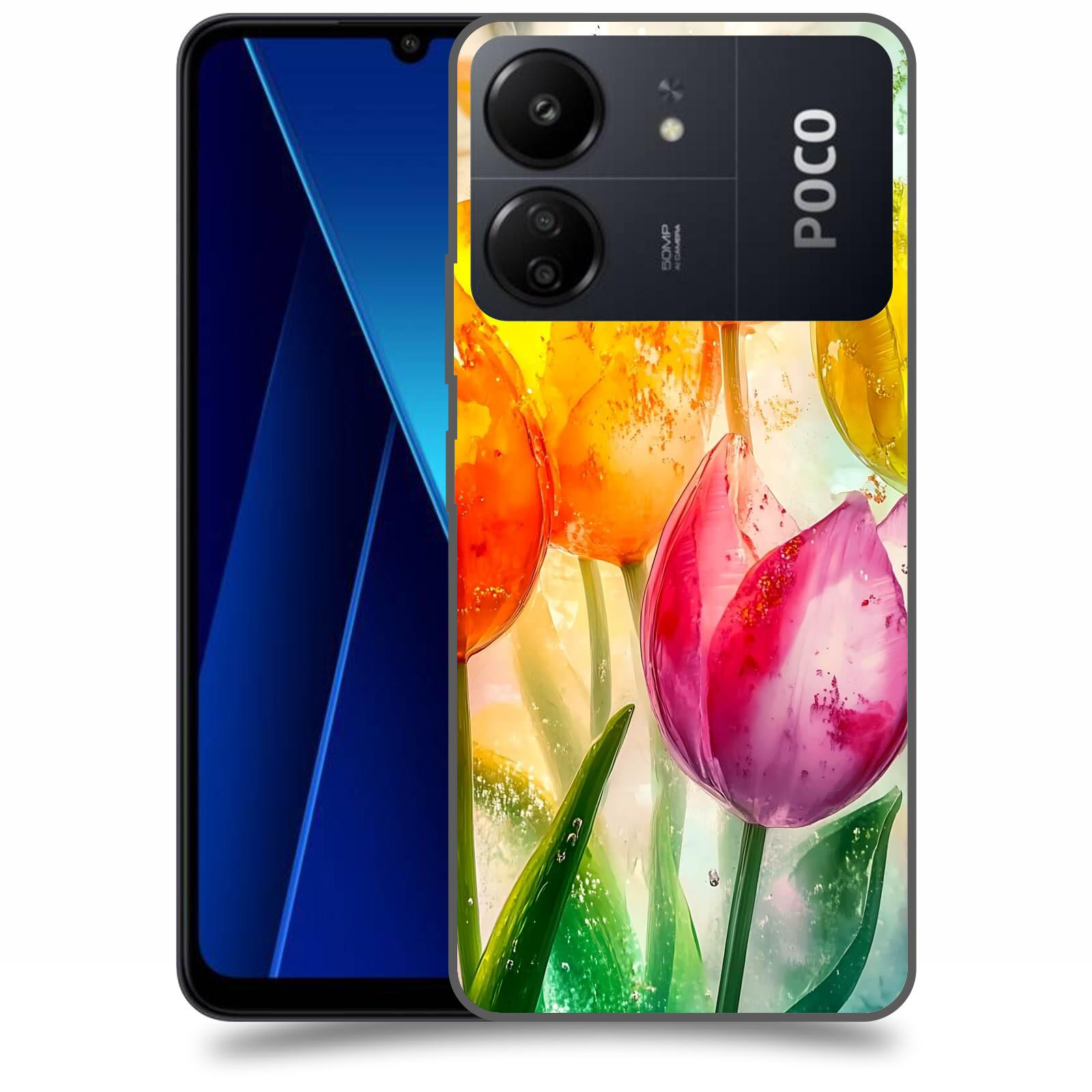 ACOVER Kryt na mobil Poco C65 - Jarní vášeň
