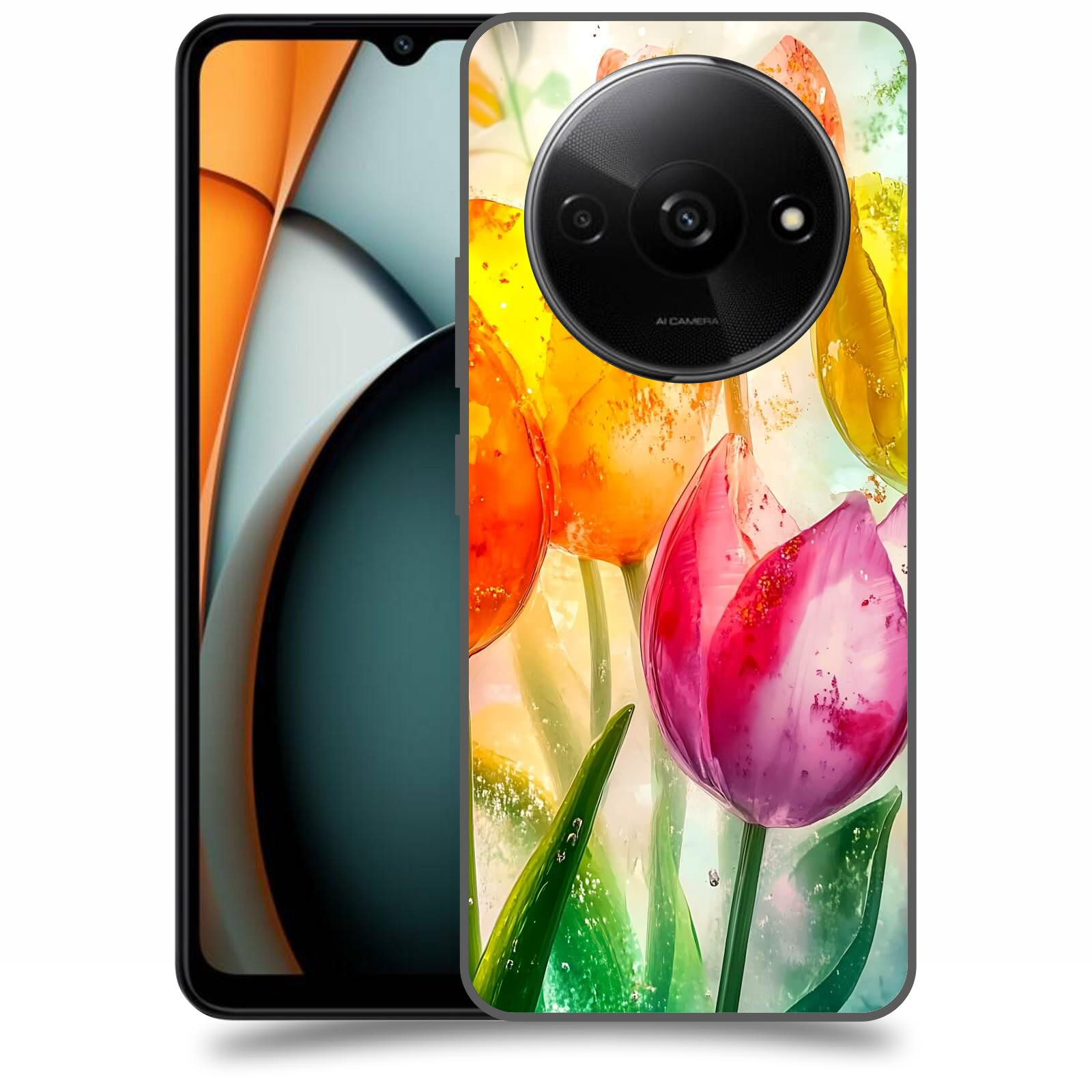 ACOVER Kryt na mobil Xiaomi Redmi A3 - Jarní vášeň