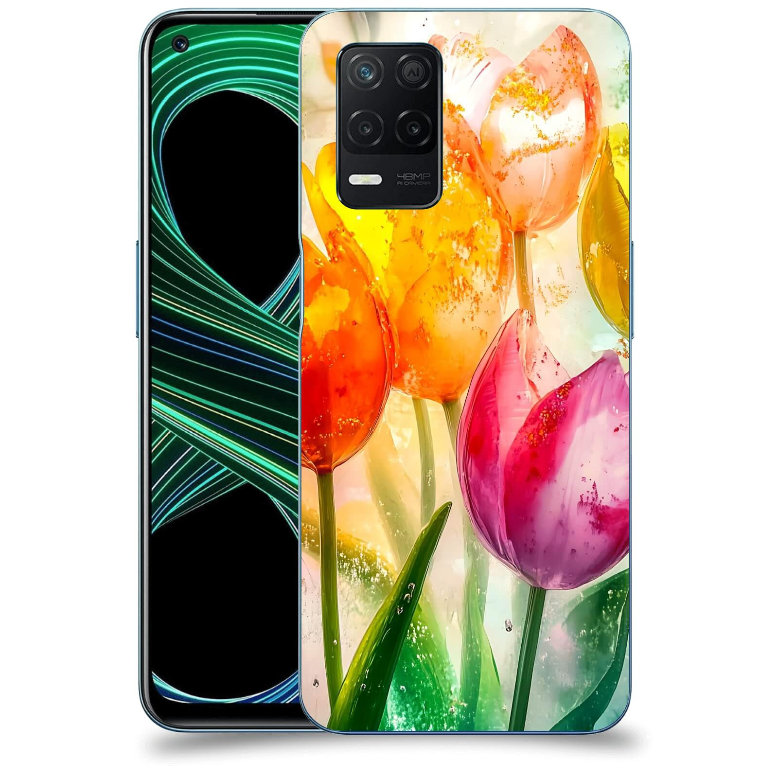 ACOVER Kryt na mobil Realme 8 5G - Jarní vášeň
