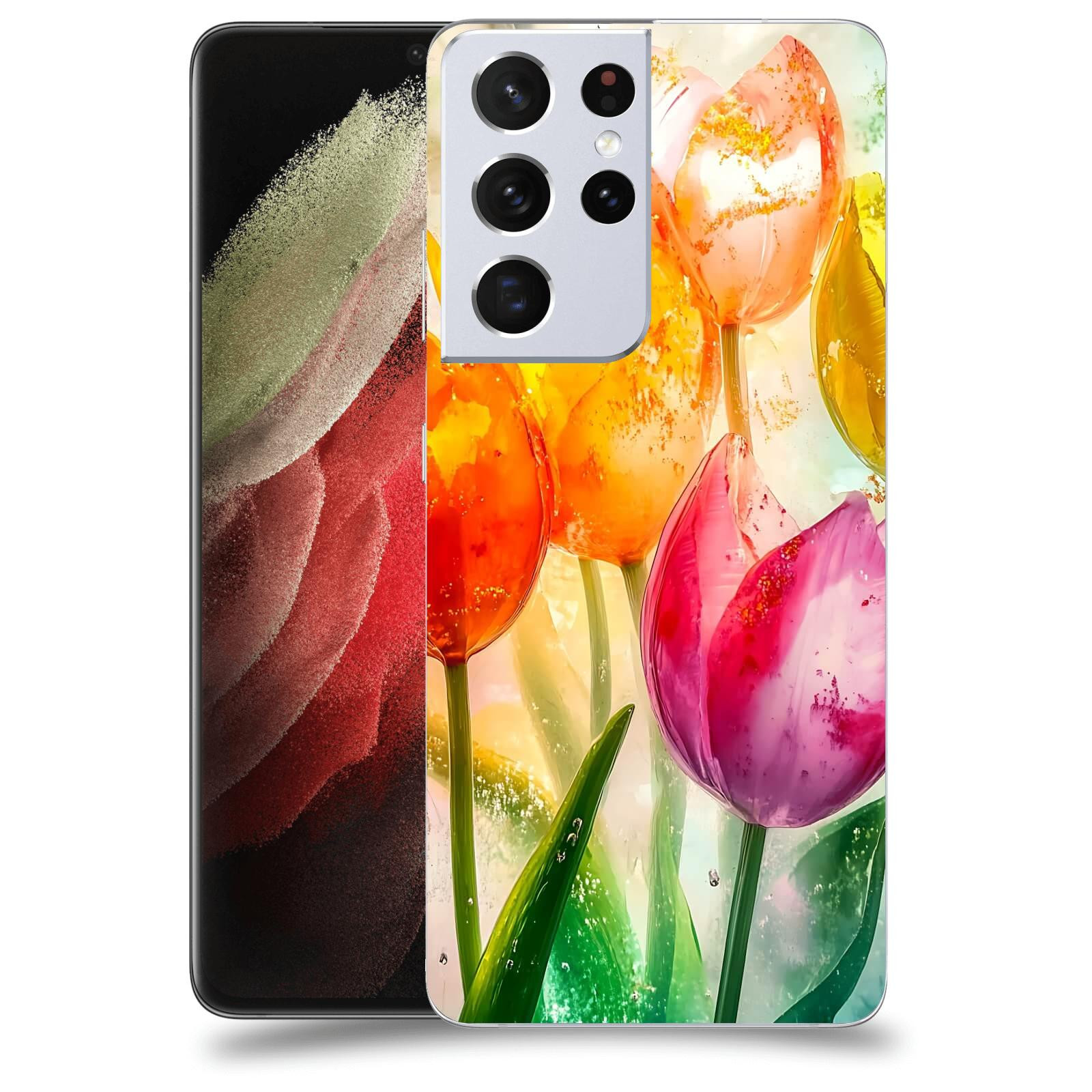 ACOVER Kryt na mobil Samsung Galaxy S21 Ultra 5G G998B - Jarní vášeň