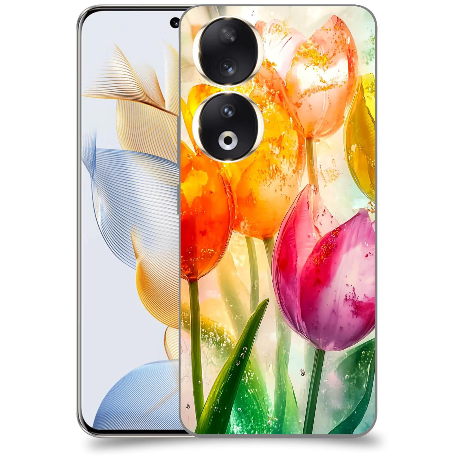 ACOVER Kryt na mobil Honor 90 - Jarní vášeň