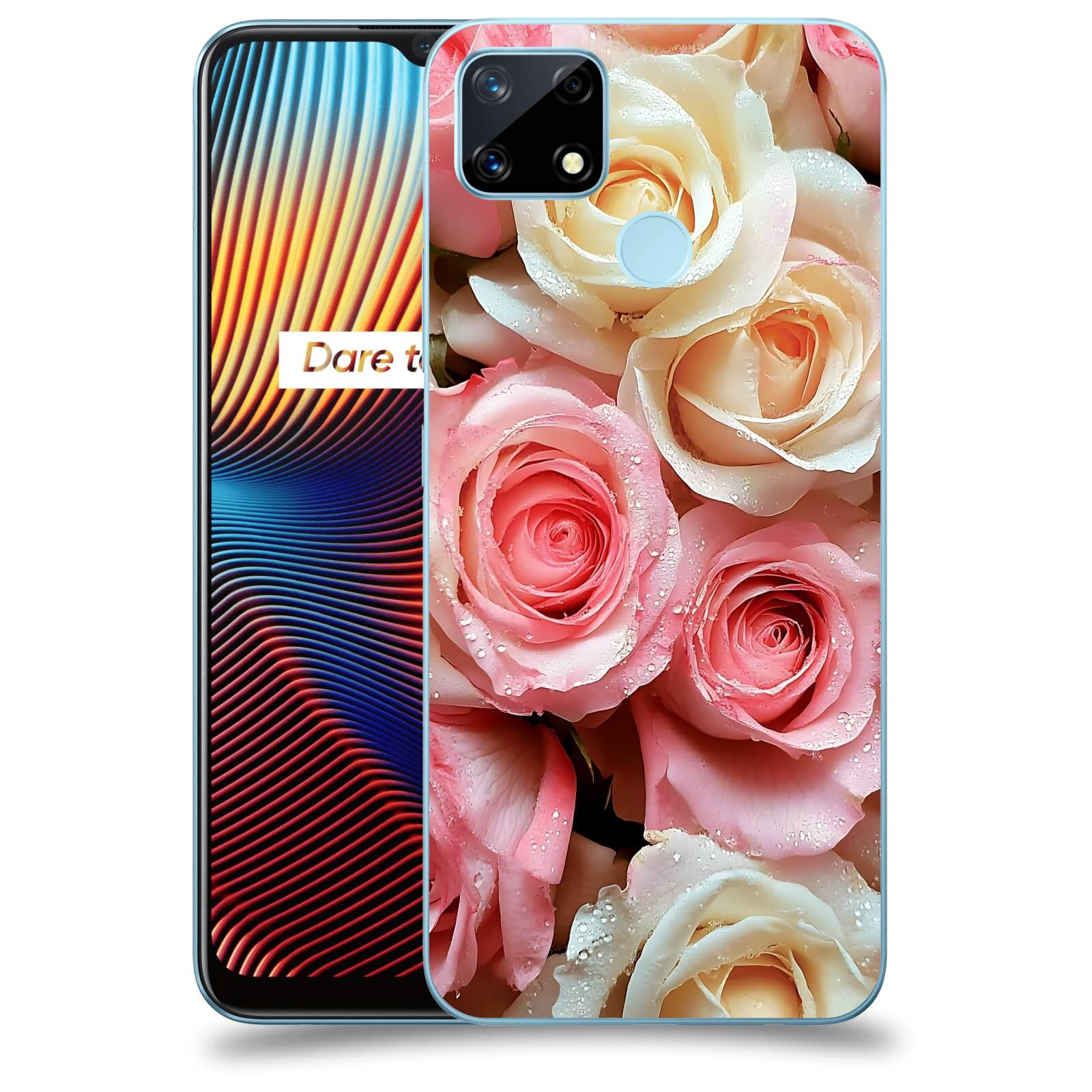 ACOVER Kryt na mobil Realme 7i - Jemná vášeň