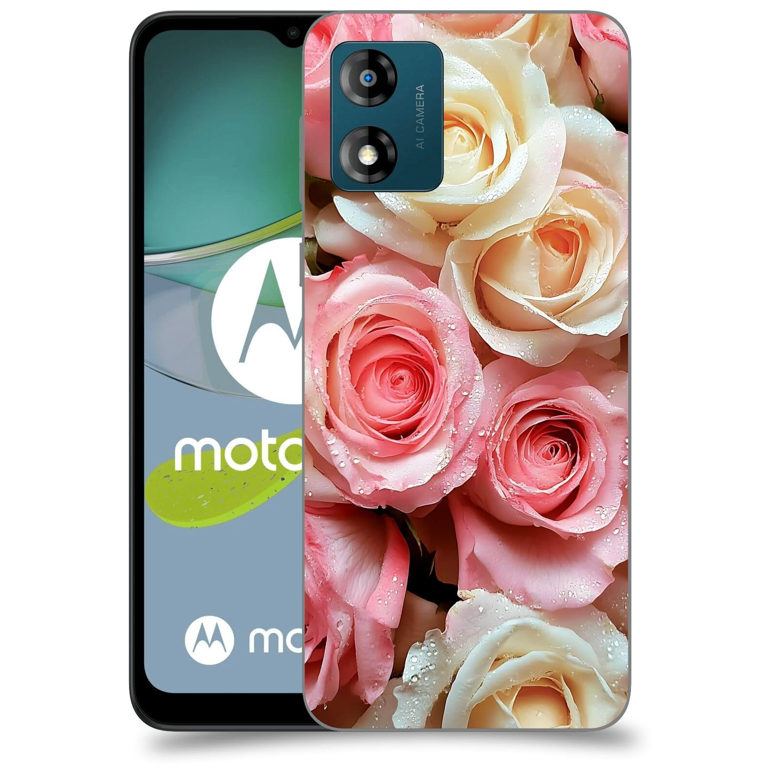 ACOVER Kryt na mobil Motorola Moto E13 - Jemná vášeň