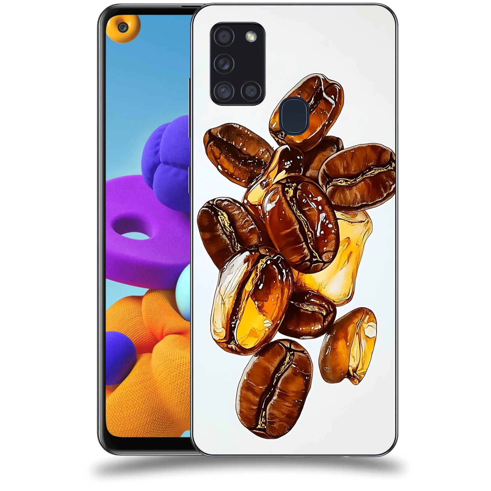 ACOVER Kryt na mobil Samsung Galaxy A21s - Karamelová energie