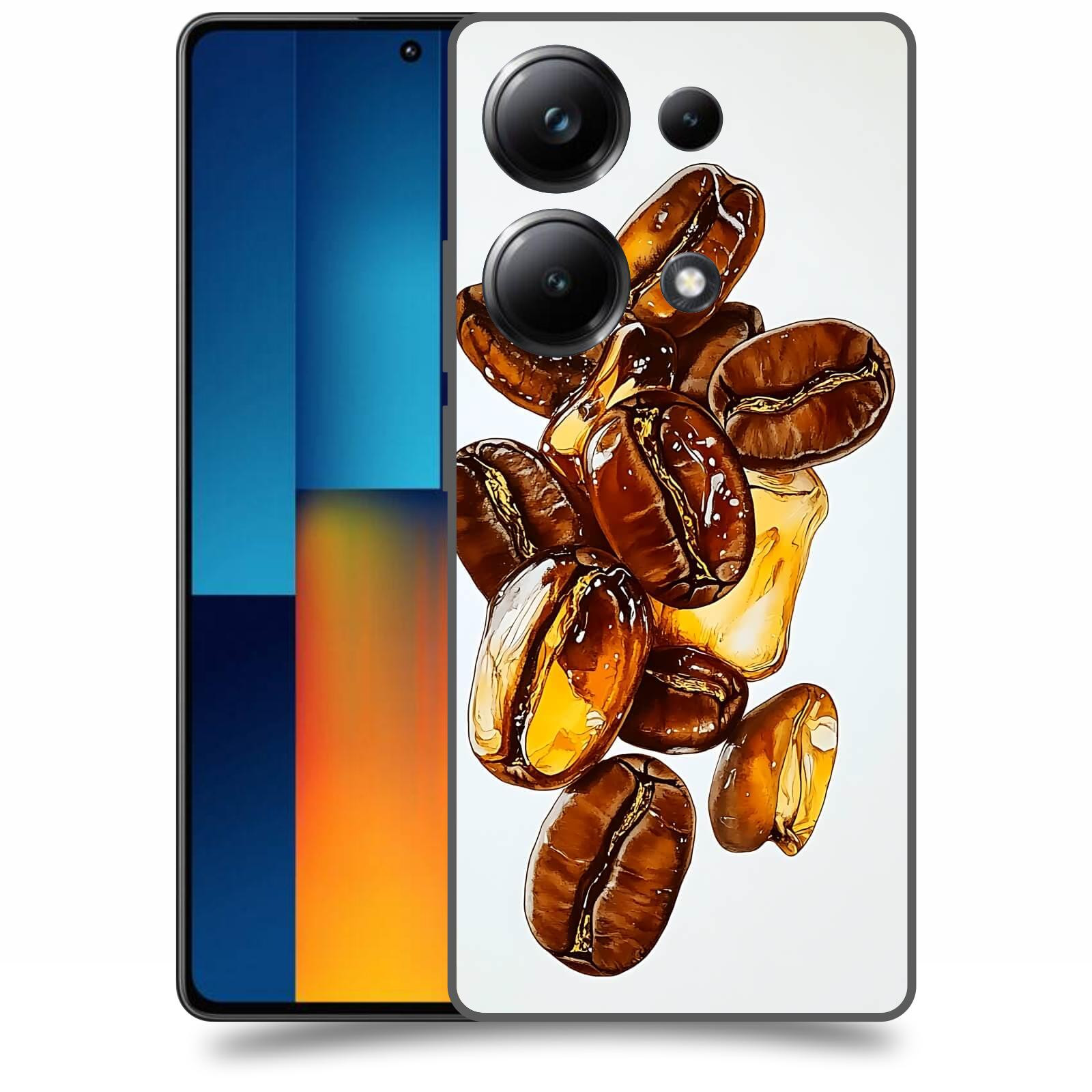 ACOVER Kryt na mobil Poco M6 - Karamelová energie