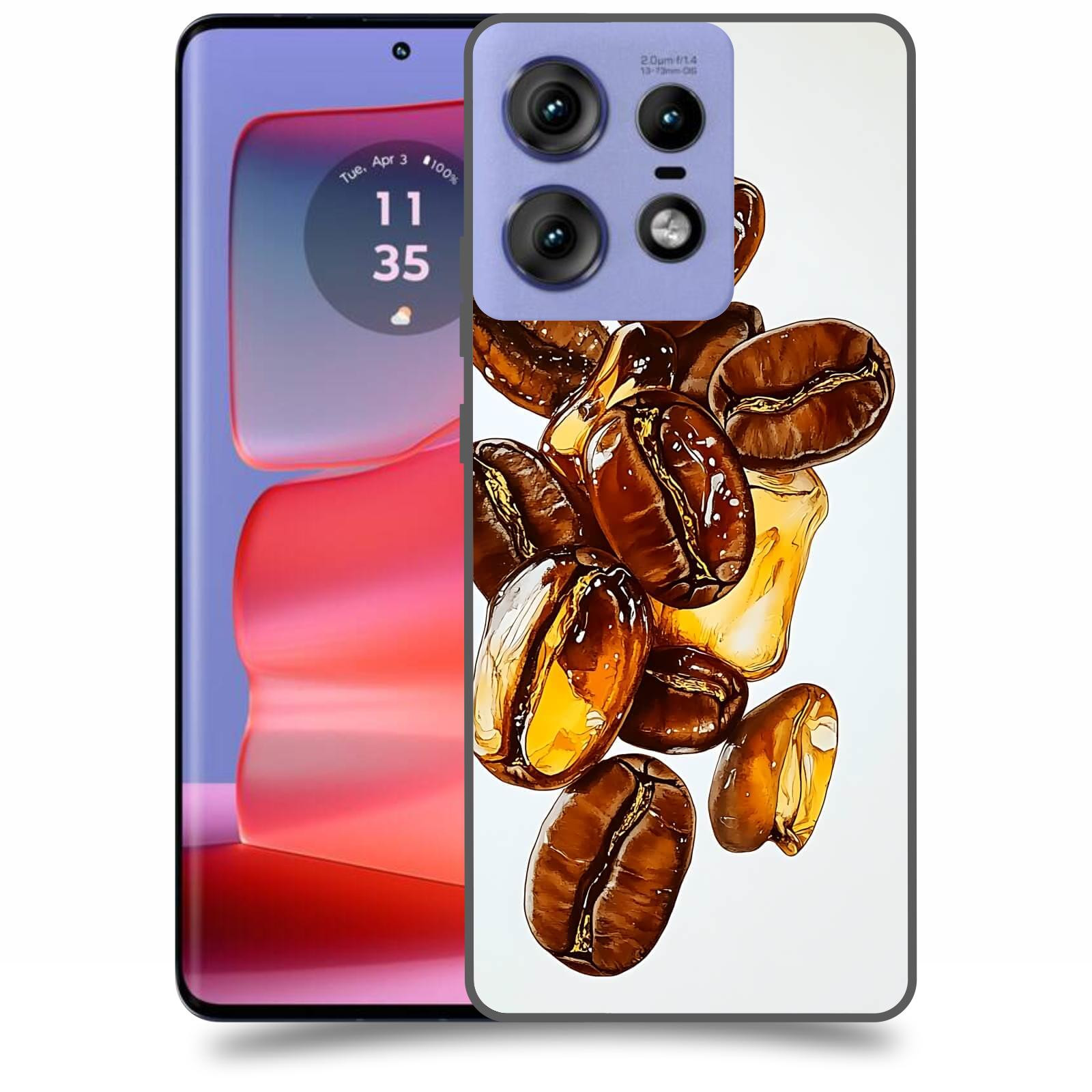 ACOVER Kryt na mobil Motorola Edge 50 Pro - Karamelová energie