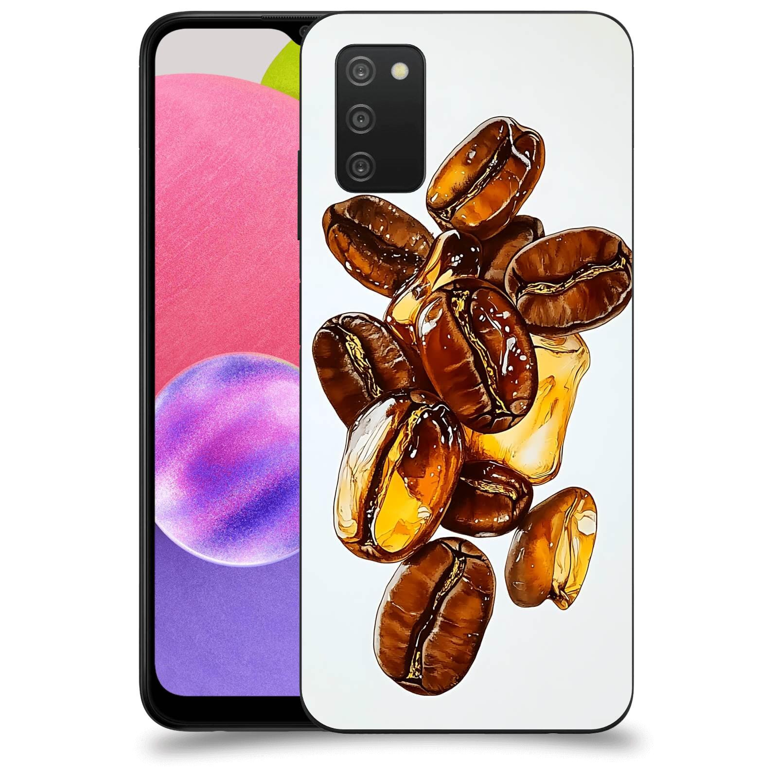 ACOVER Kryt na mobil Samsung Galaxy A03s A037G - Karamelová energie